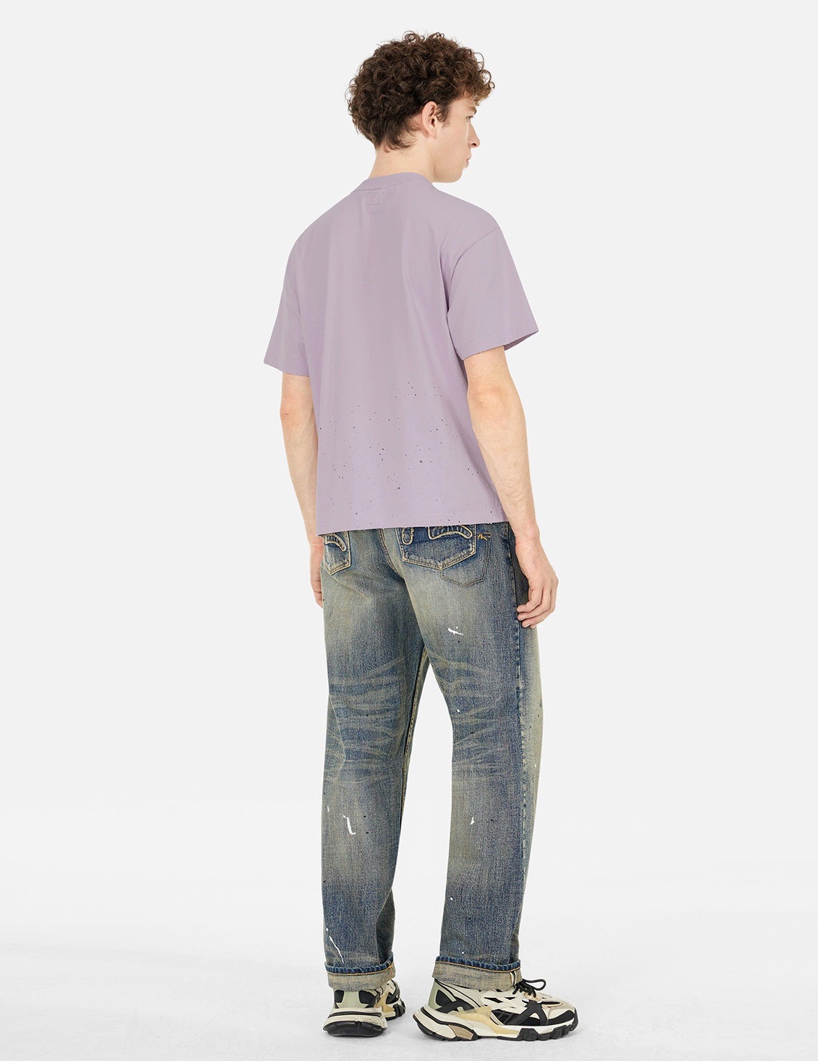 Logo and Seagull Print Relax Fit T-shirt - 4