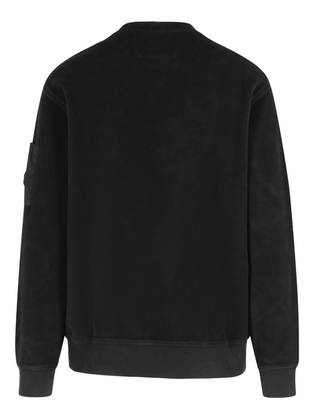 pocket-patch crew neck sweatshirt - 2