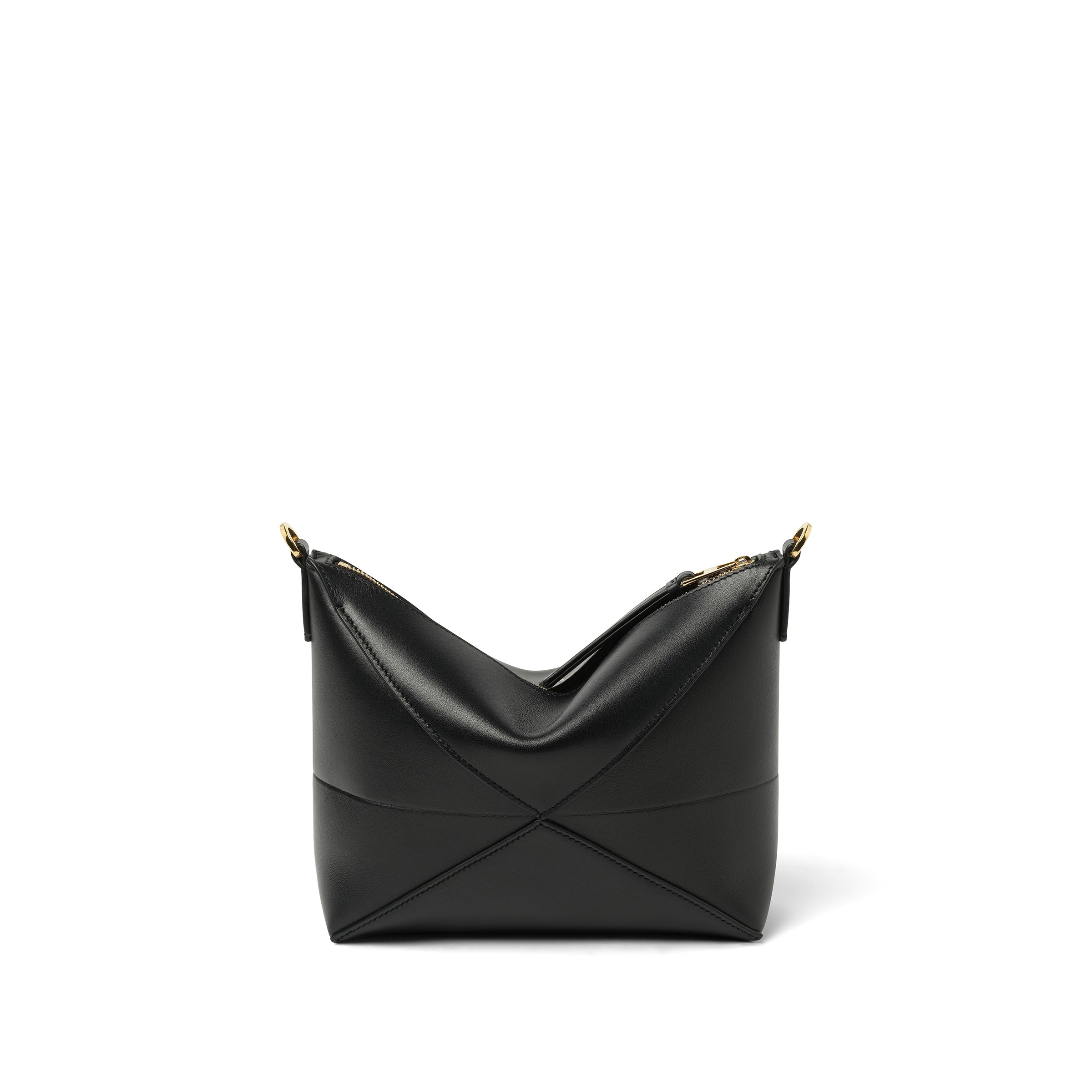 Puzzle Fold Pouch in Black - 5