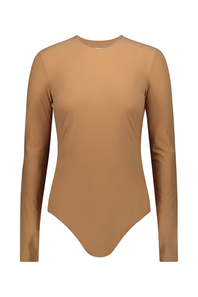 MAISON MARGIELA STRETCH-JERSEY LONG SLEEVE BODYSUIT CLOTHING - 1