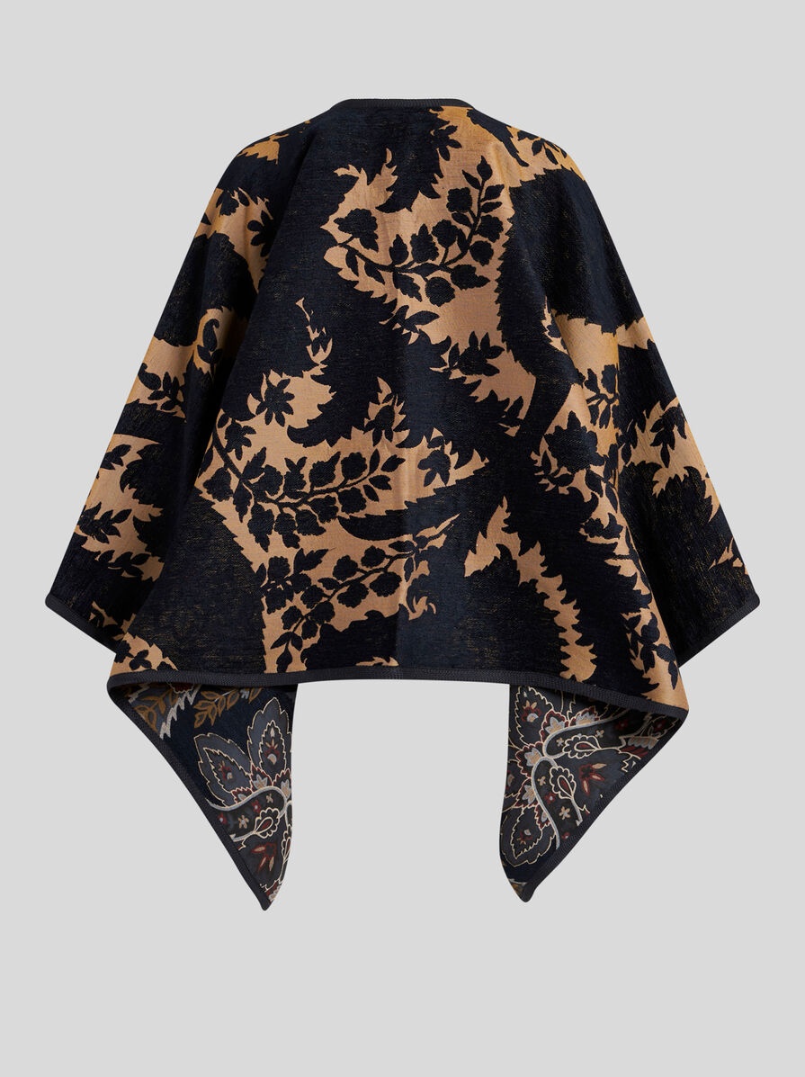 REVERSIBLE JACQUARD CAPE - 7