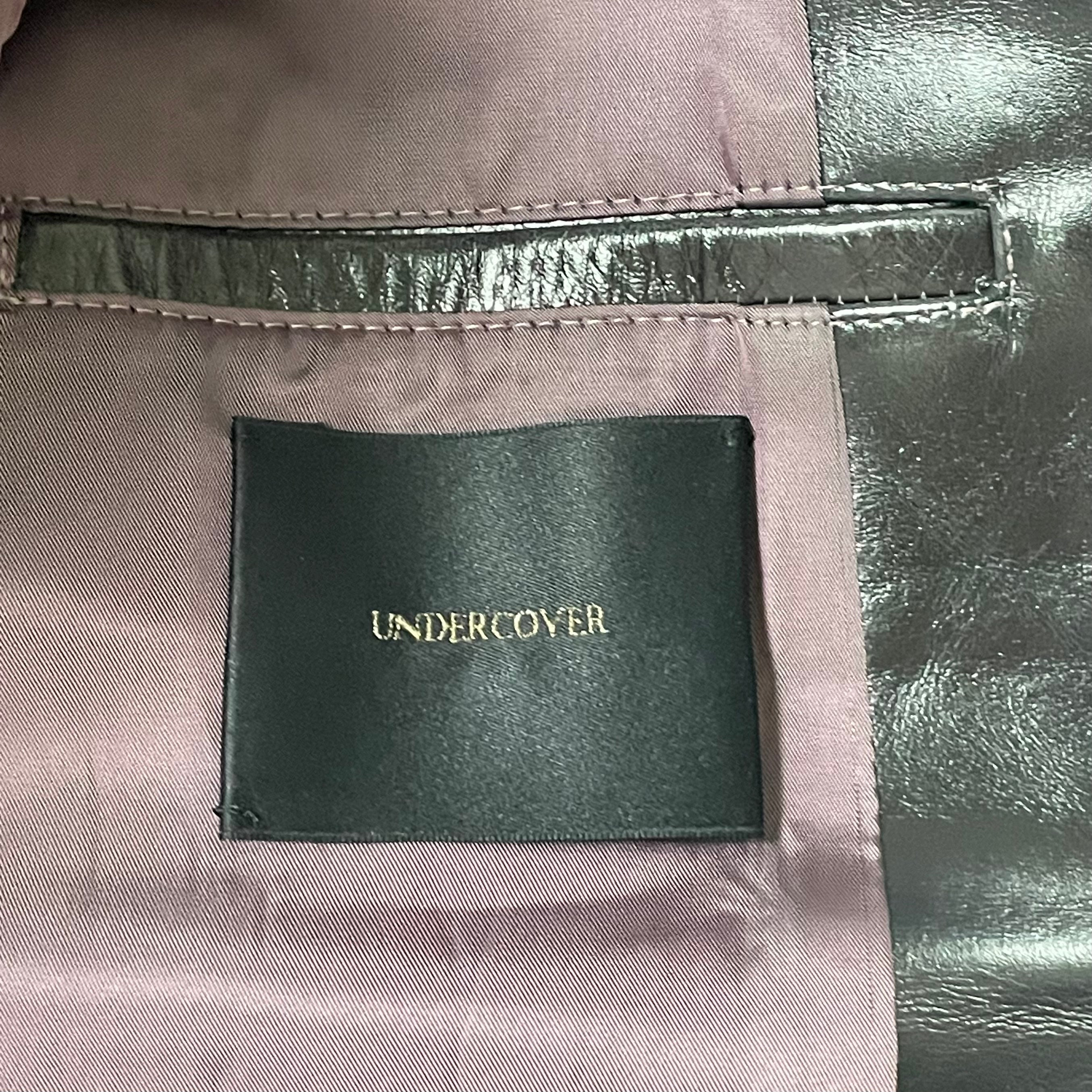 UNDERCOVER Spring Summer 2016 "Greatest" Flower Print Studs Leather Jacket - 7