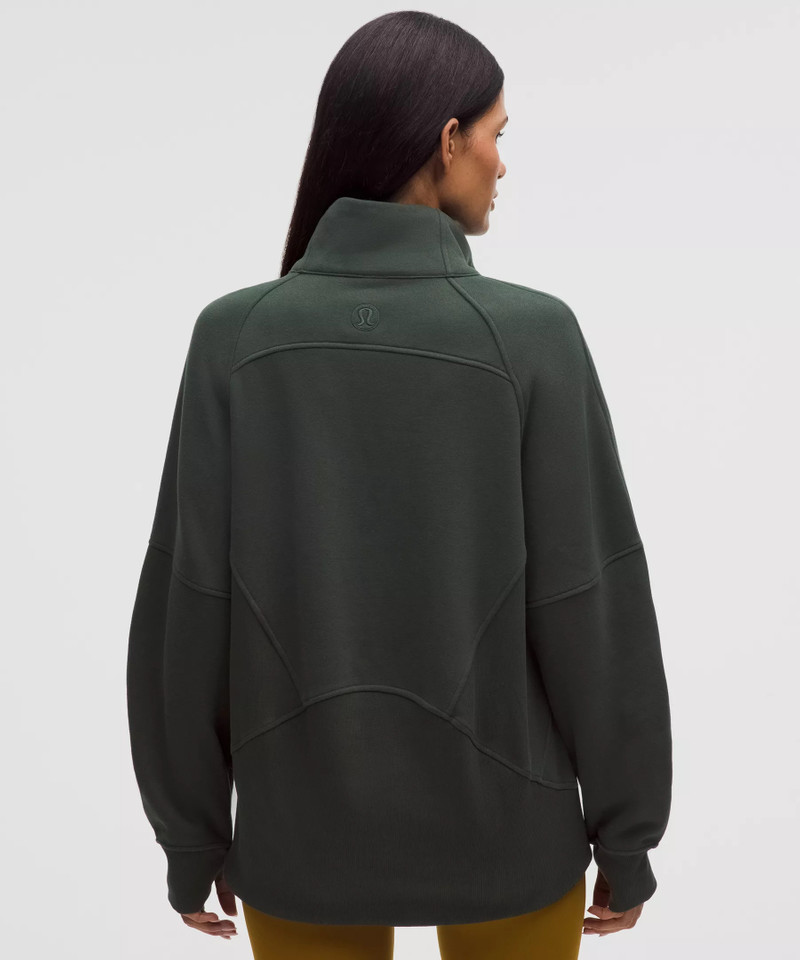 Scuba Oversized Funnel-Neck Half Zip *Long 3