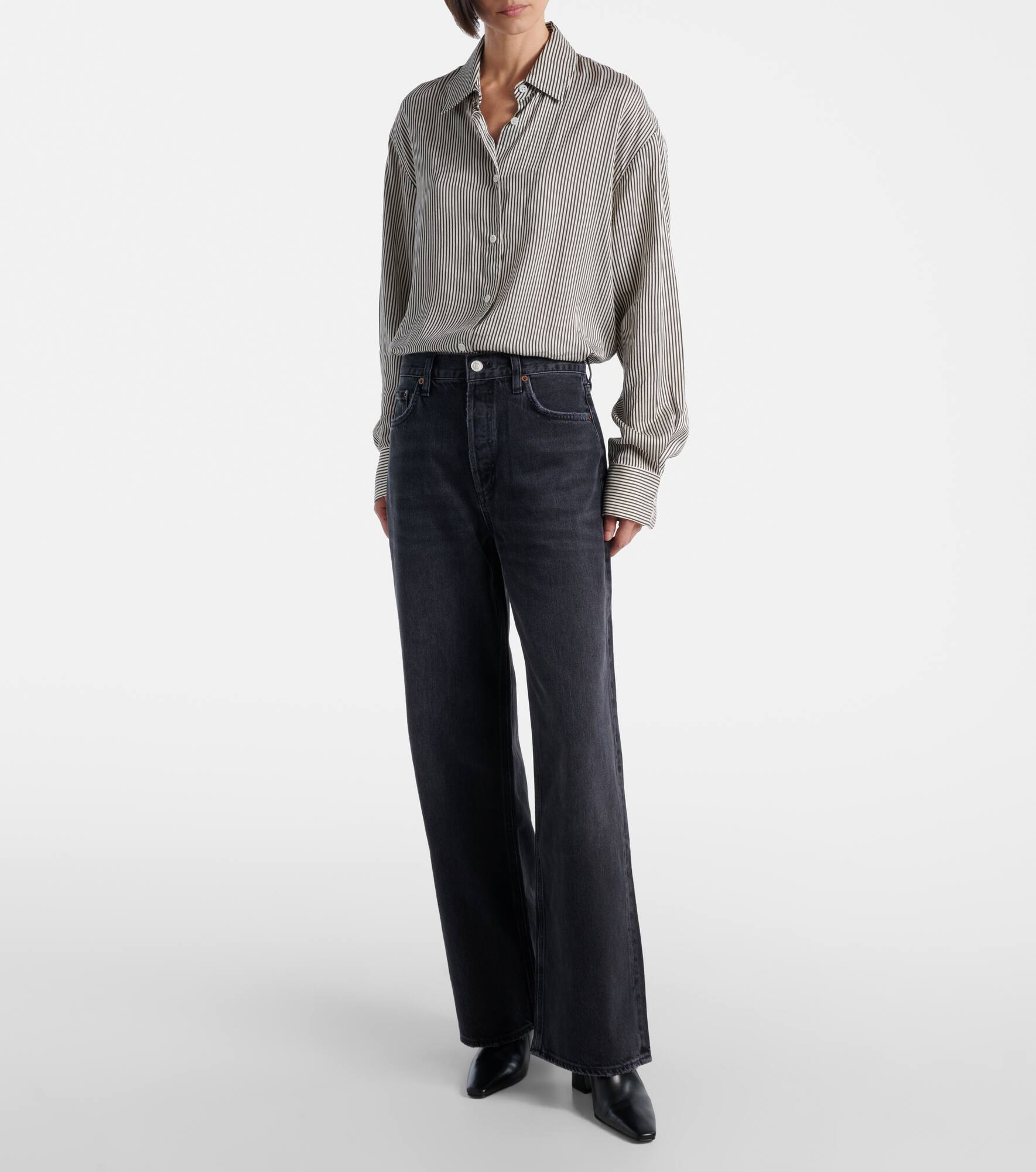 Low Slung Baggy wide-leg jeans - 7