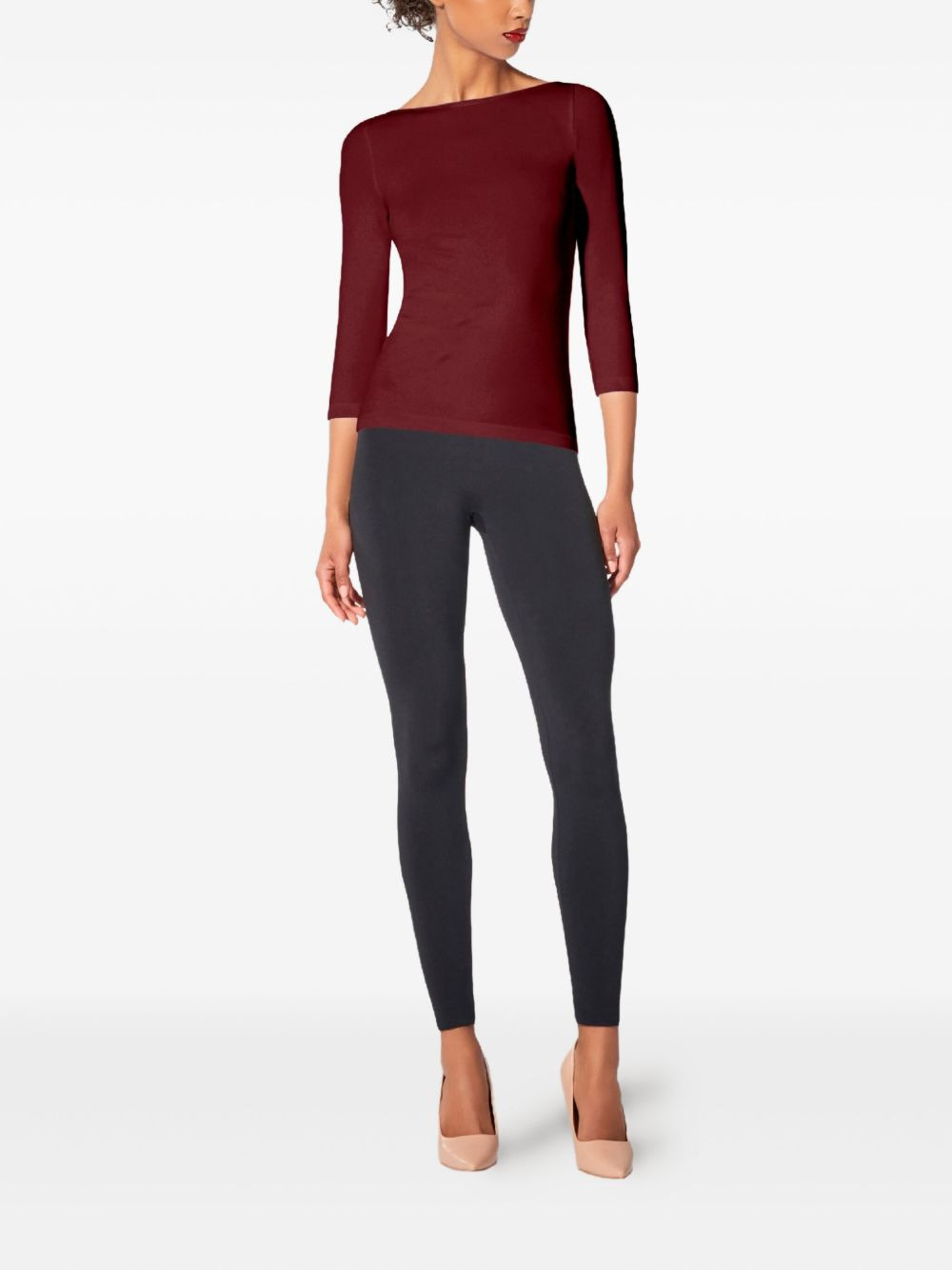 boat-neck T-shirt - 2