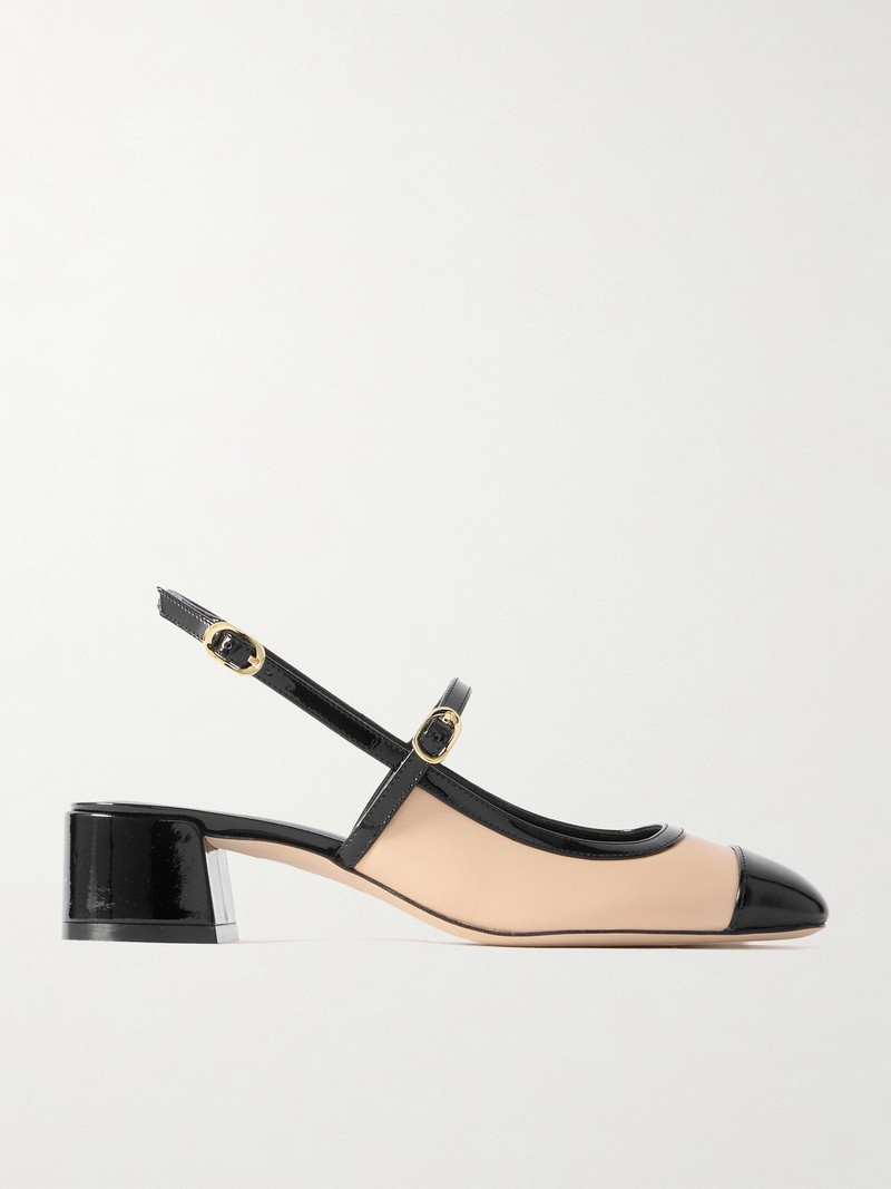 Maeve Leather Mary Jane Slingback Pumps 1