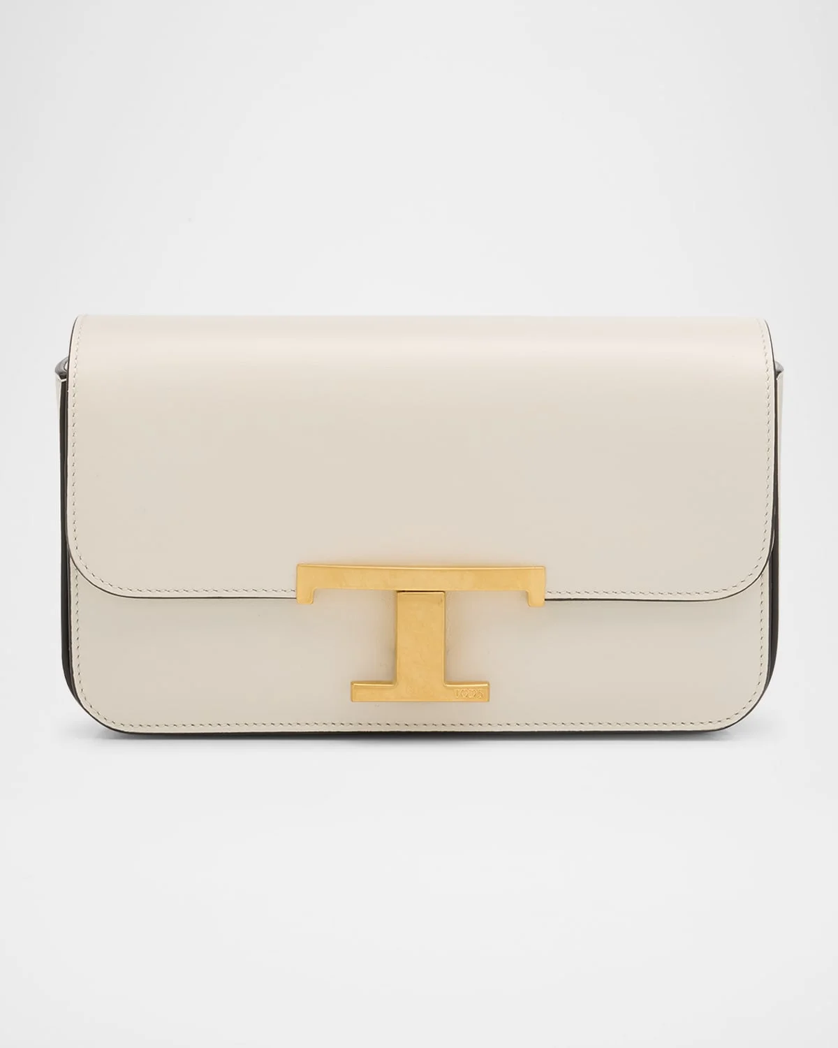 Micro Flap Leather Crossbody Bag - 1