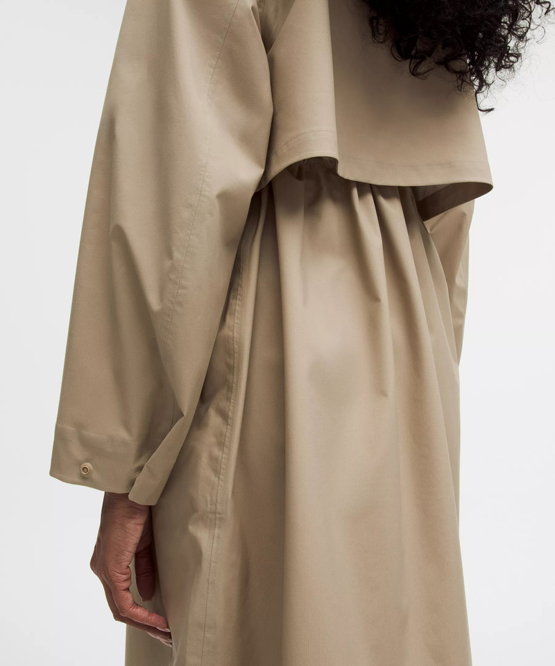 Lightweight Cinch-Waist Rain Coat 5