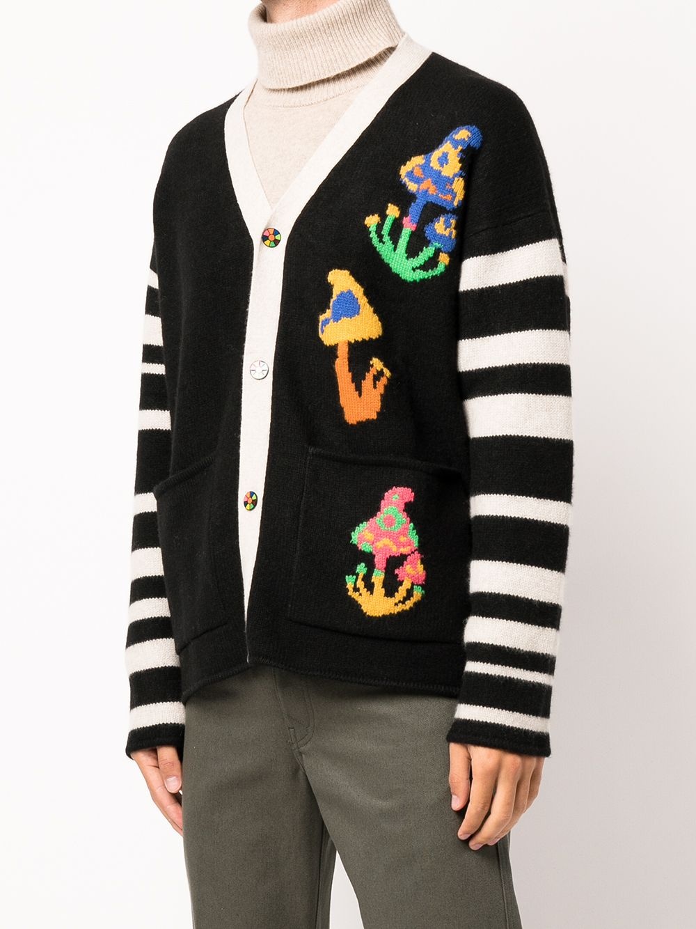 Global Shroom knitted cardigan - 4