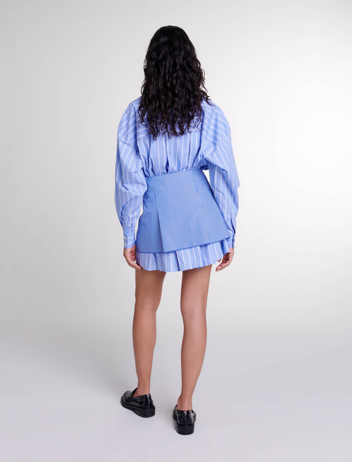 2-in-1 striped dress - 4