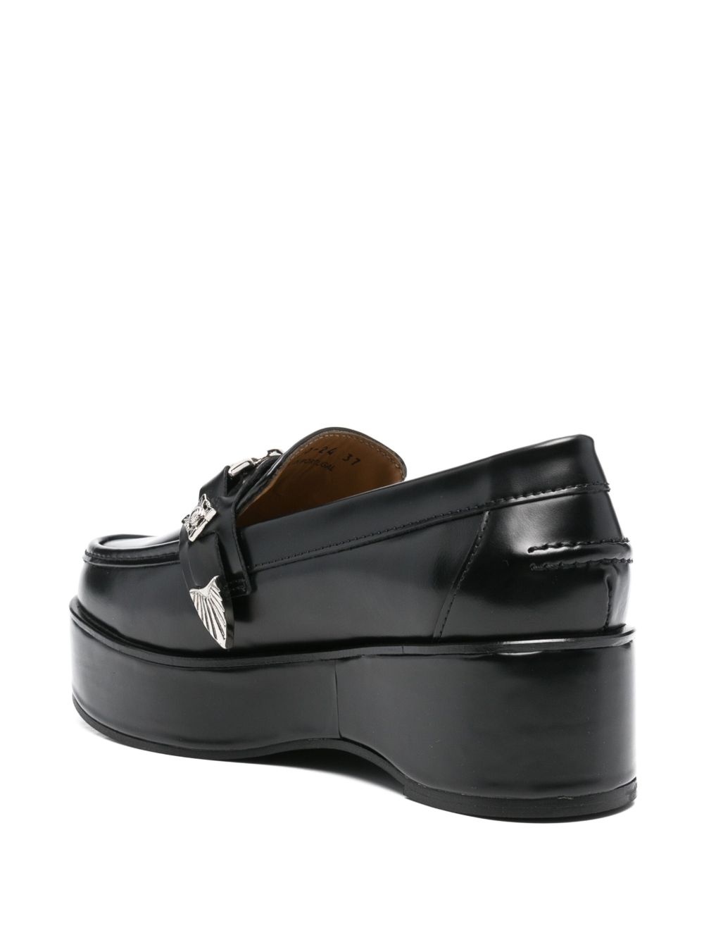 plaque-detailed loafers - 3