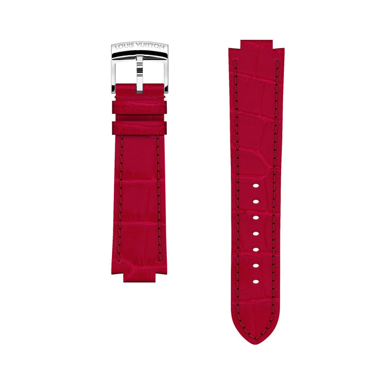 STRAP TAMBOUR ALLIGATOR RED L/L 1