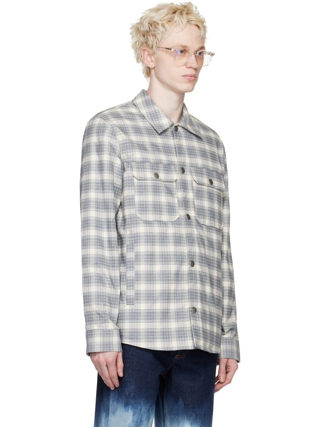 Off-White & Gray Alex Jacket - 2