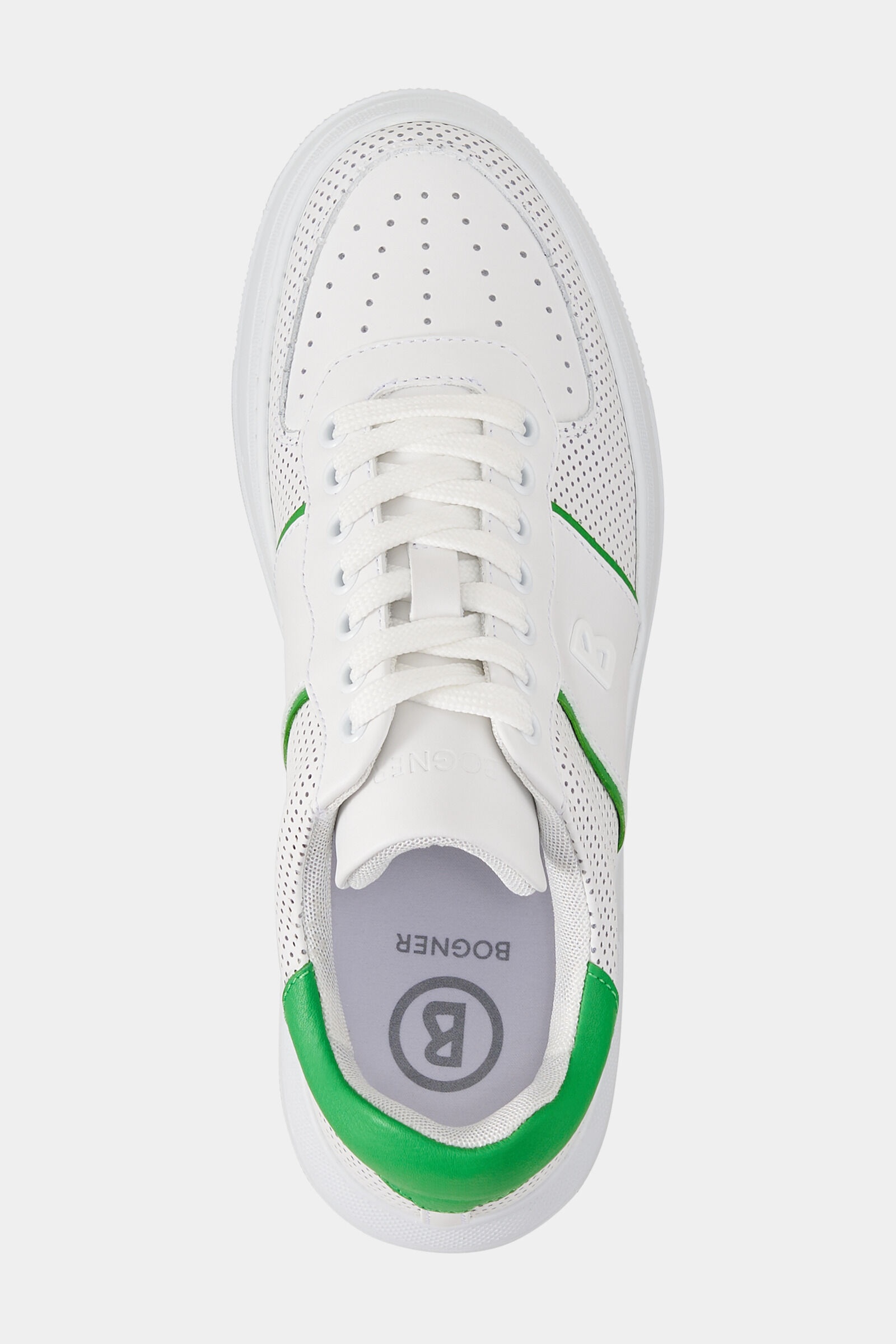 Santa Rosa Sneakers in White/Green - 5
