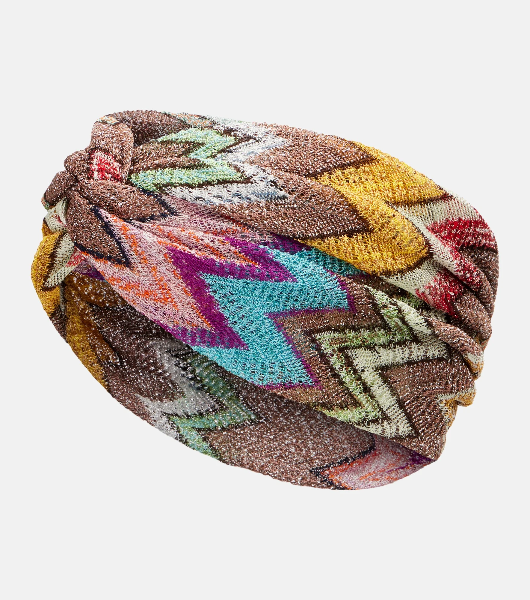 Zigzag lamé headband - 1