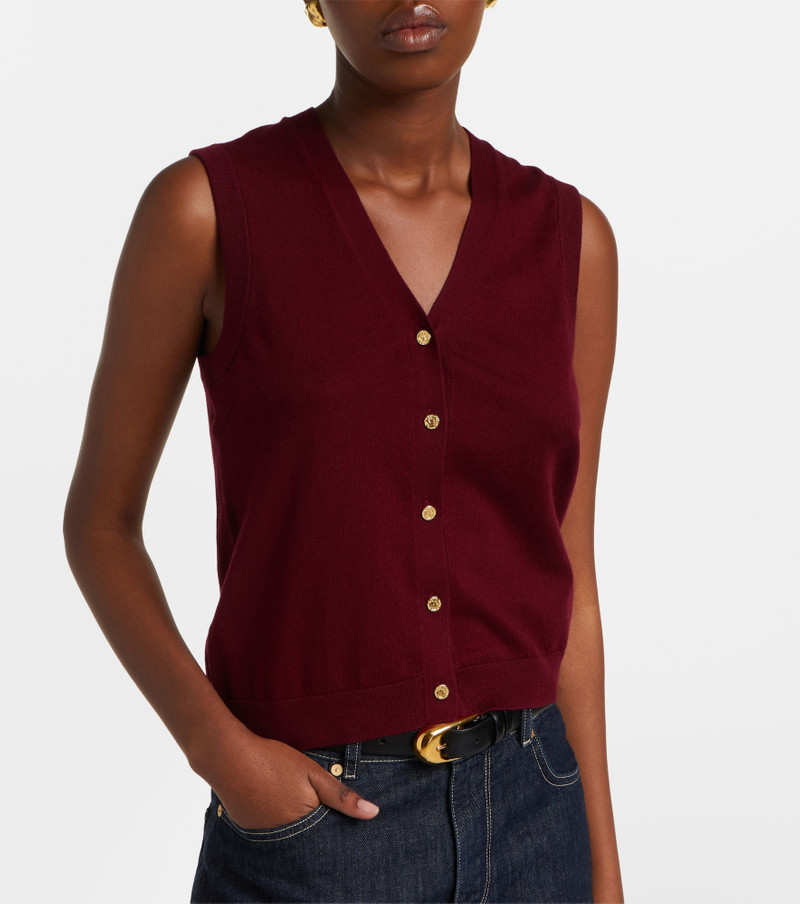 'S Max Mara Cotton and silk vest outlook