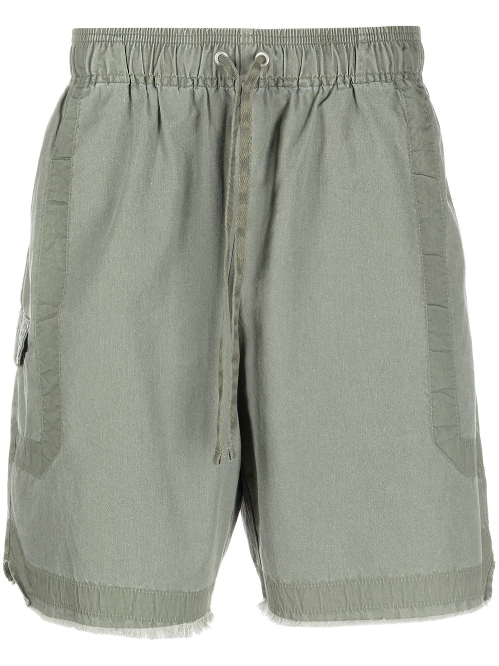 drawstring track shorts - 1