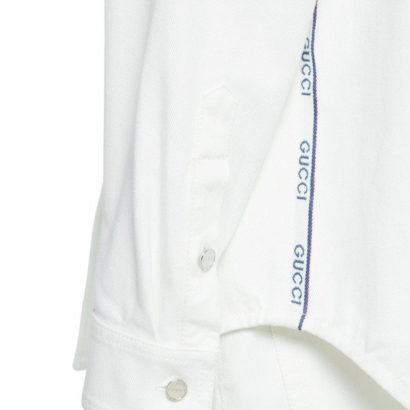 Denim shirt with Gucci selvedge 6