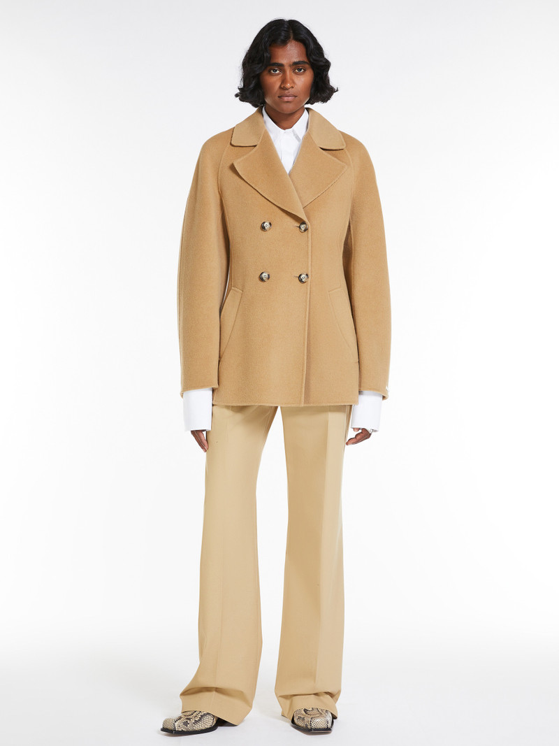 Sportmax UMANO Short, cashmere blend wrap coat outlook
