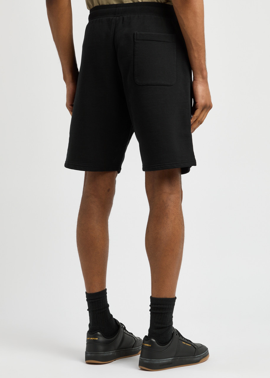 Ami Paris Logo-embroidered Cotton Shorts - 3