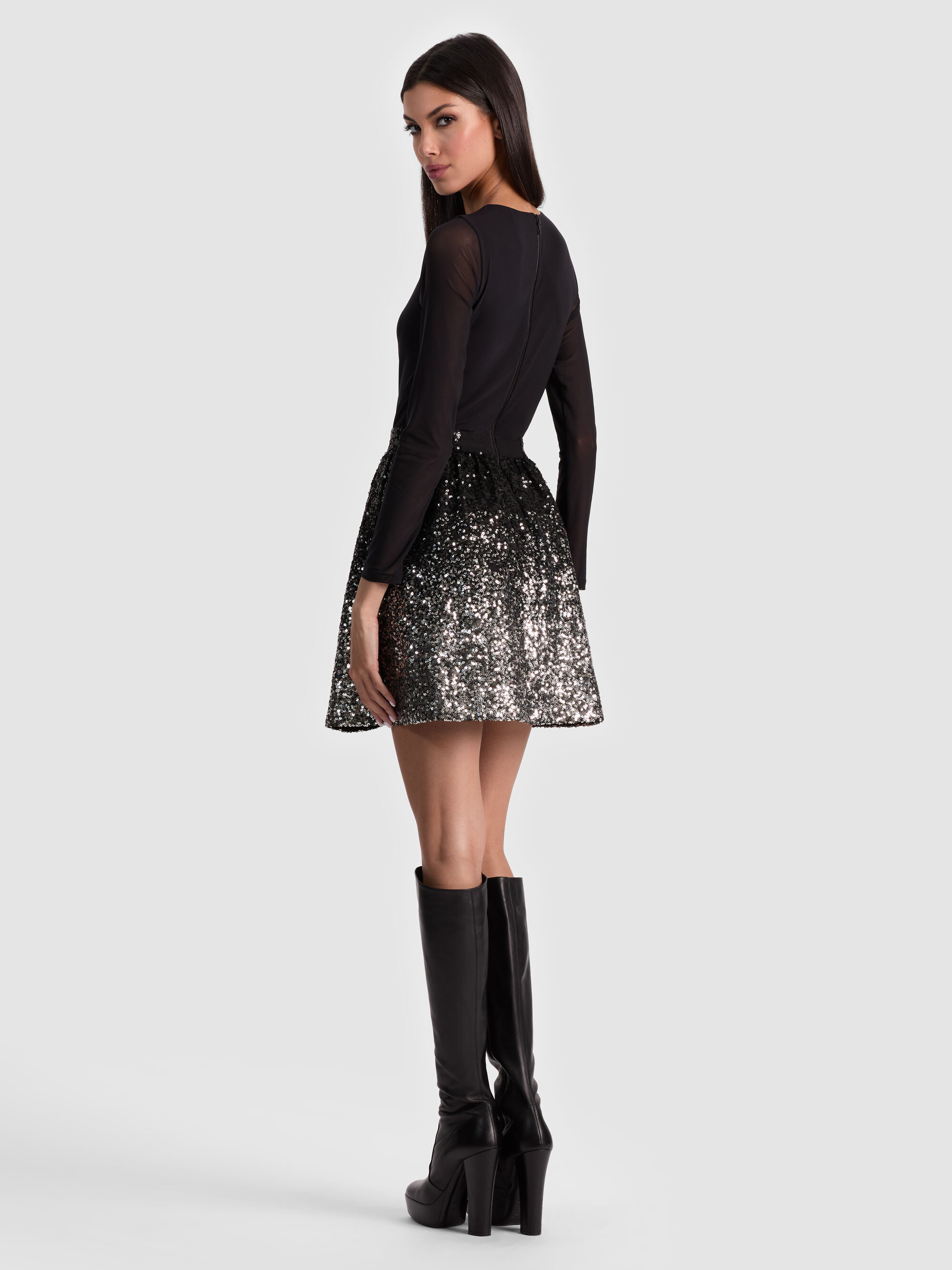 CHARA EMBELLISHED MINI DRESS - 4
