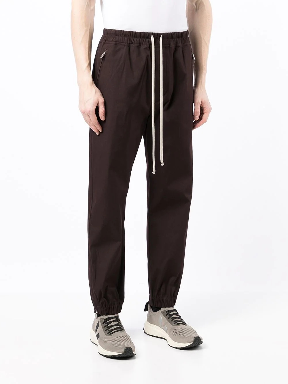 zip-pocket track pants - 3