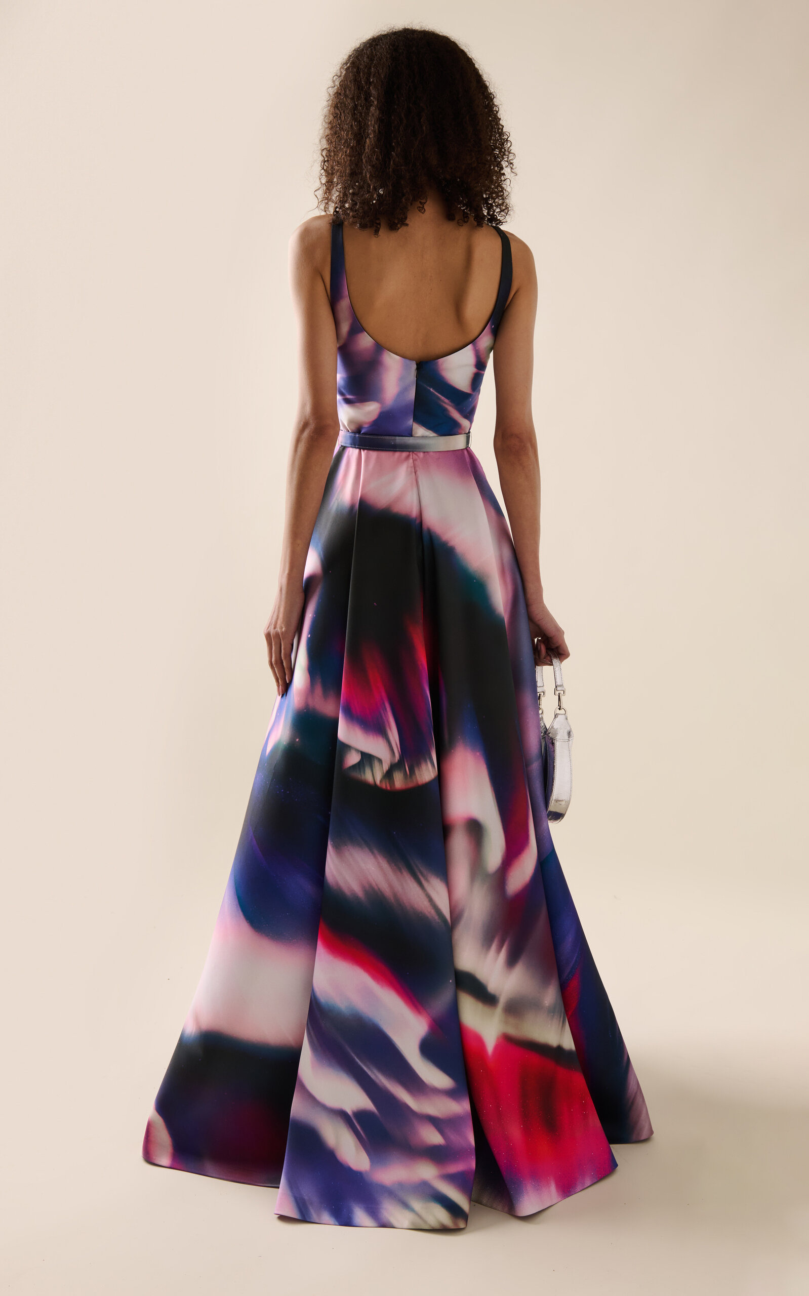 Mikado Aurora-Printed Gown multi - 4