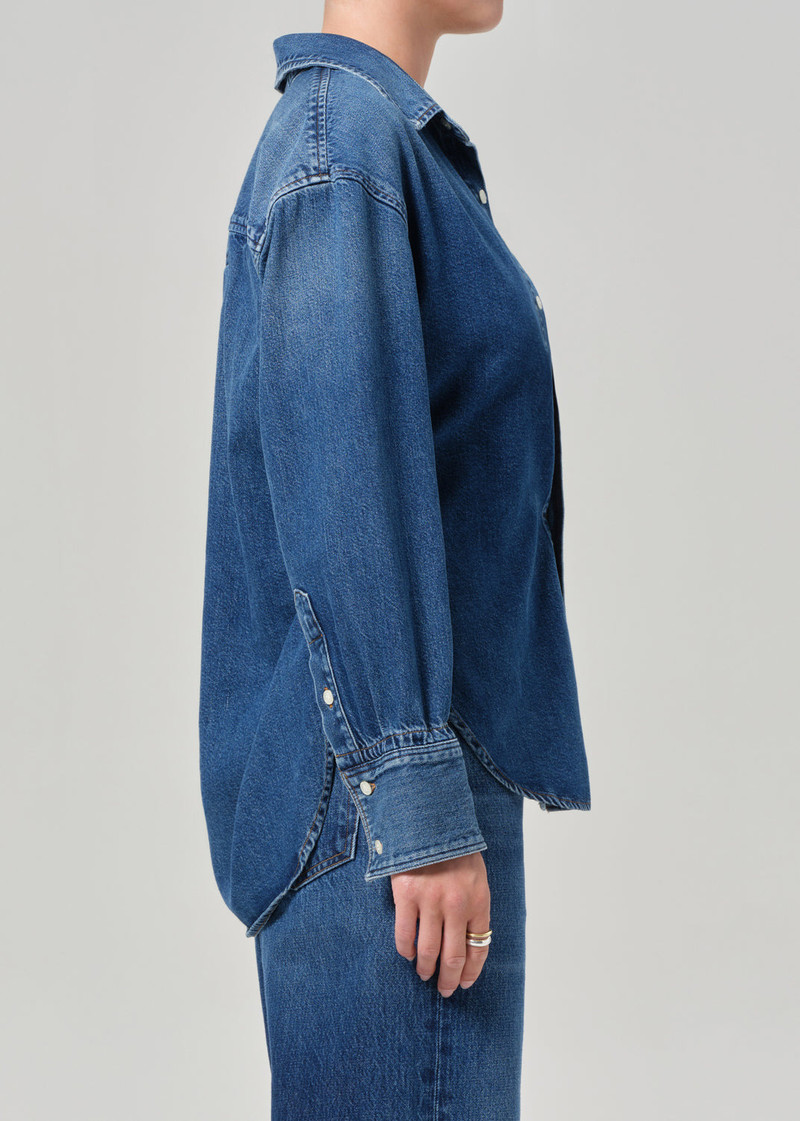 Harris Shirt In Clean Indigo 4