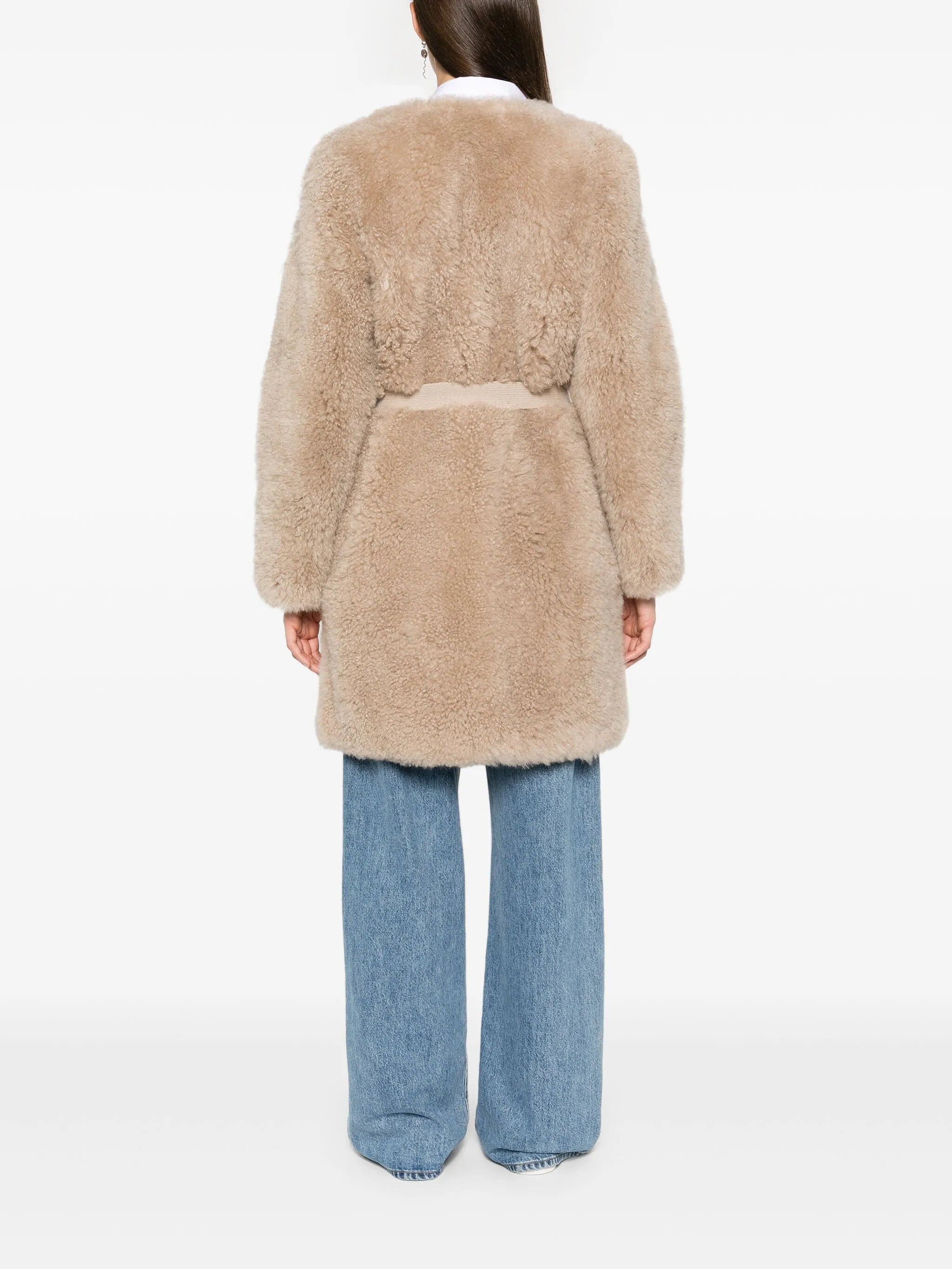 Yves Salomon Shearling Coat - 3