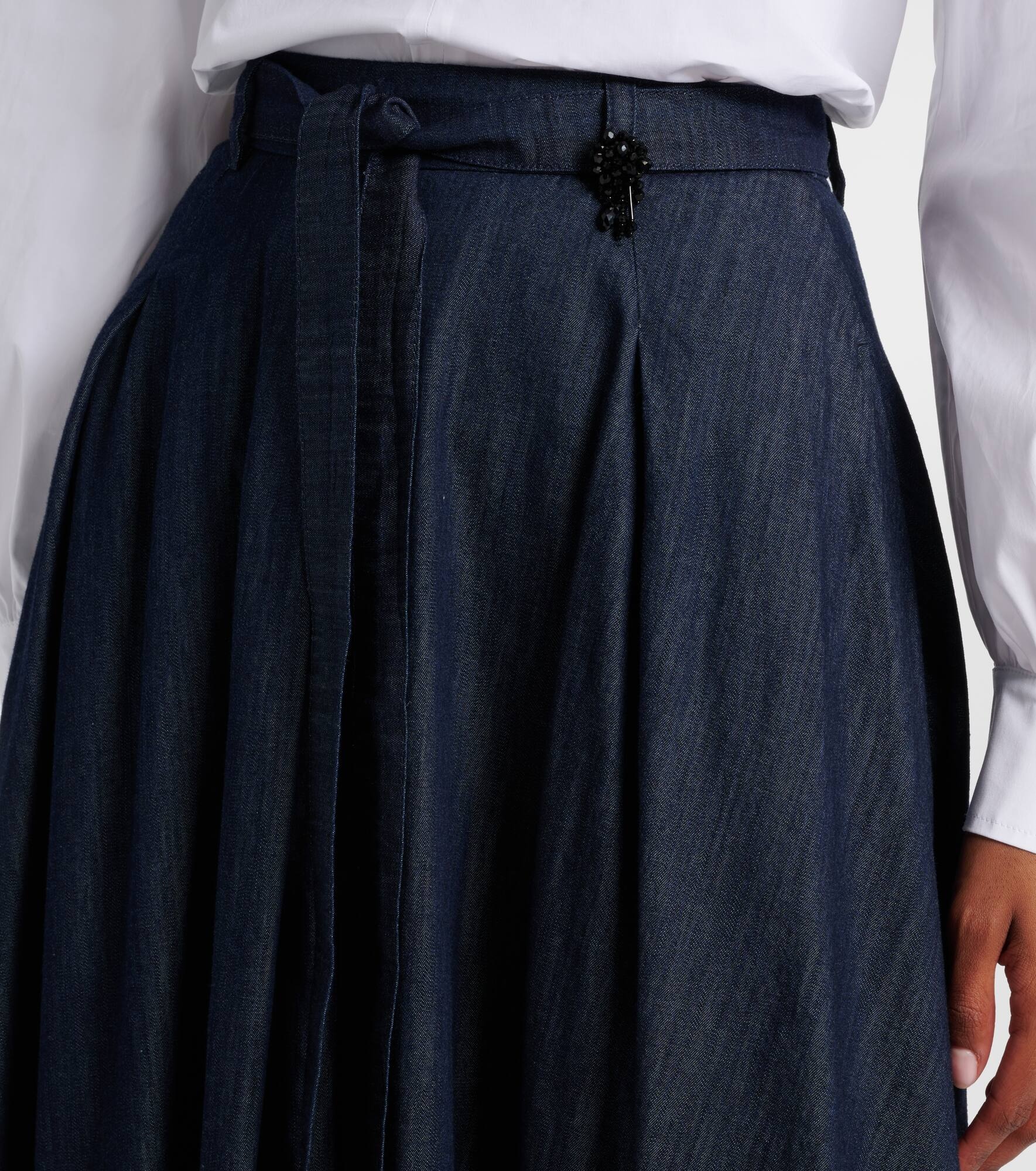 Amanda chambray maxi skirt - 4