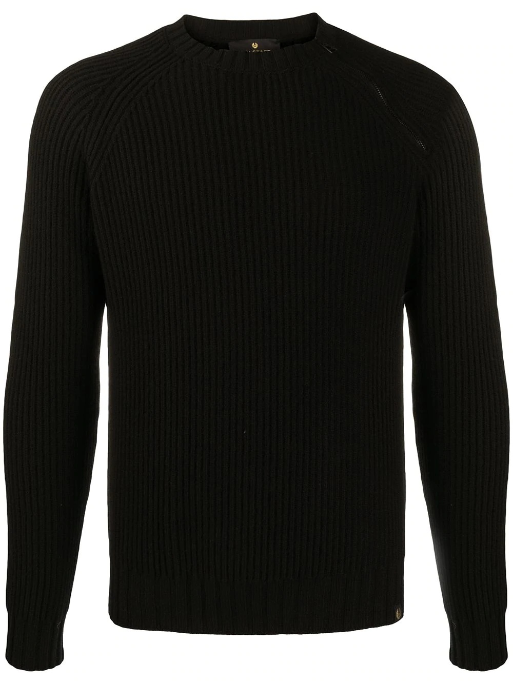 ribbed virgin wool jumper - 1