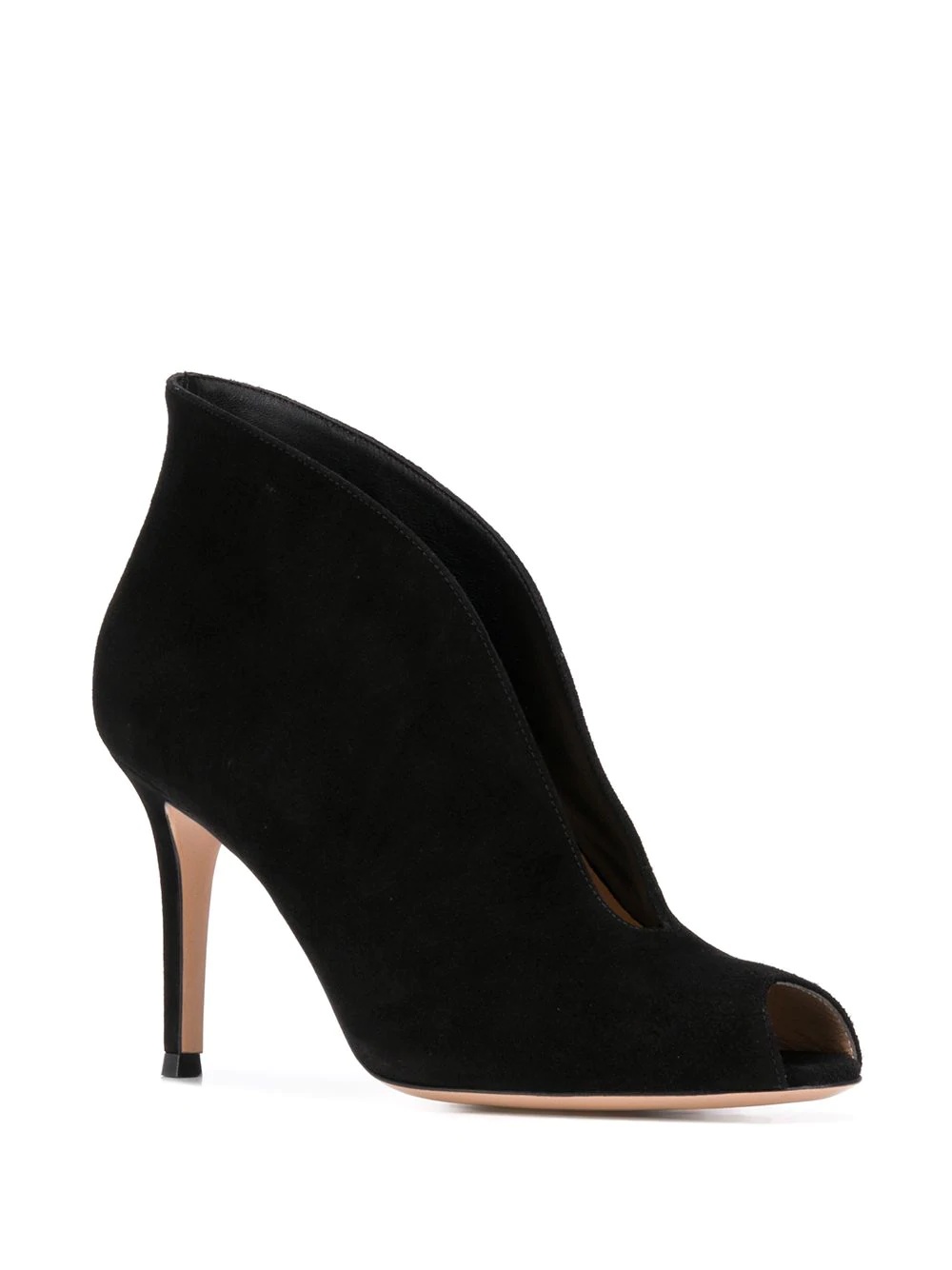 Vamp open-toe booties - 2