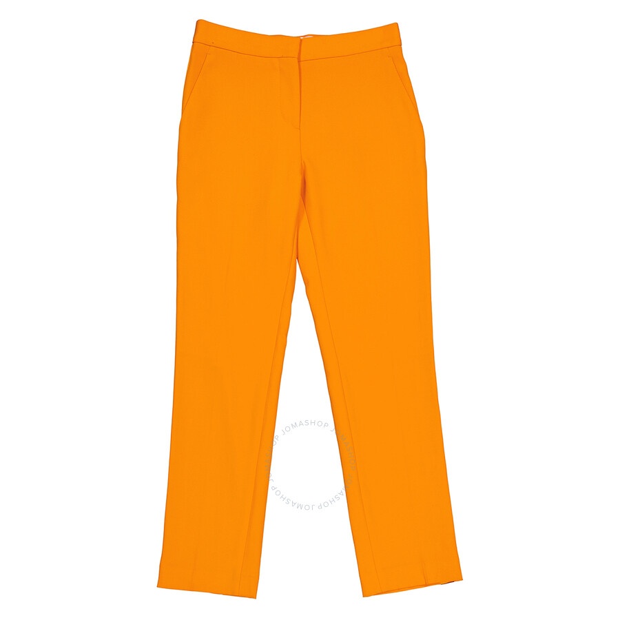 Burberry Ladies Deep Orange Aimi Mid-Rise Tailored Trousers - 5