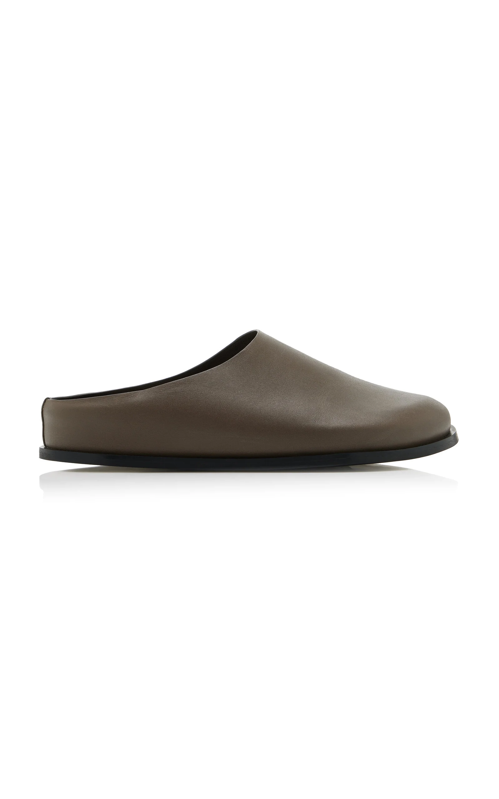 Lou Leather Clogs grey - 1