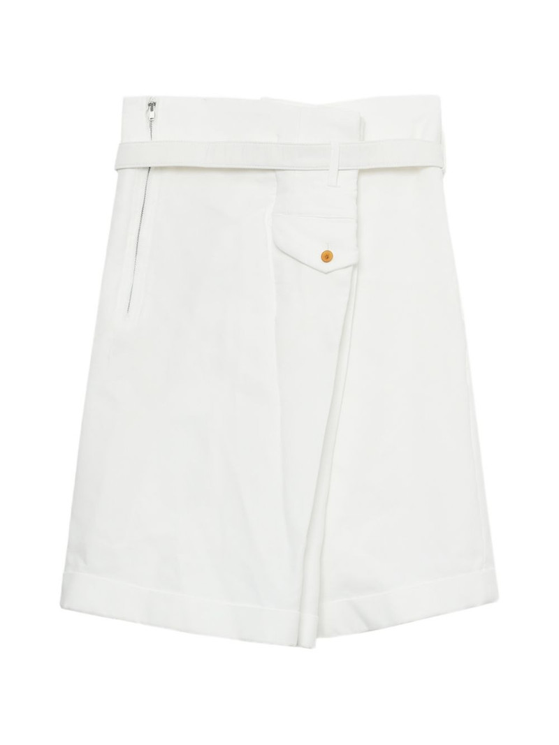 belted wrap shorts 6