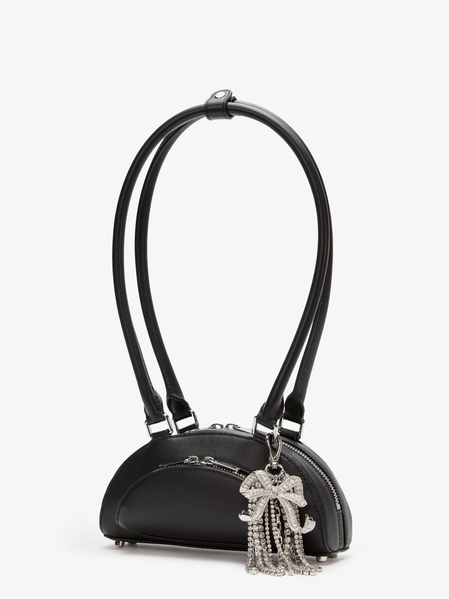 Self Portrait Leather Shoulder Bag With Charms - 3