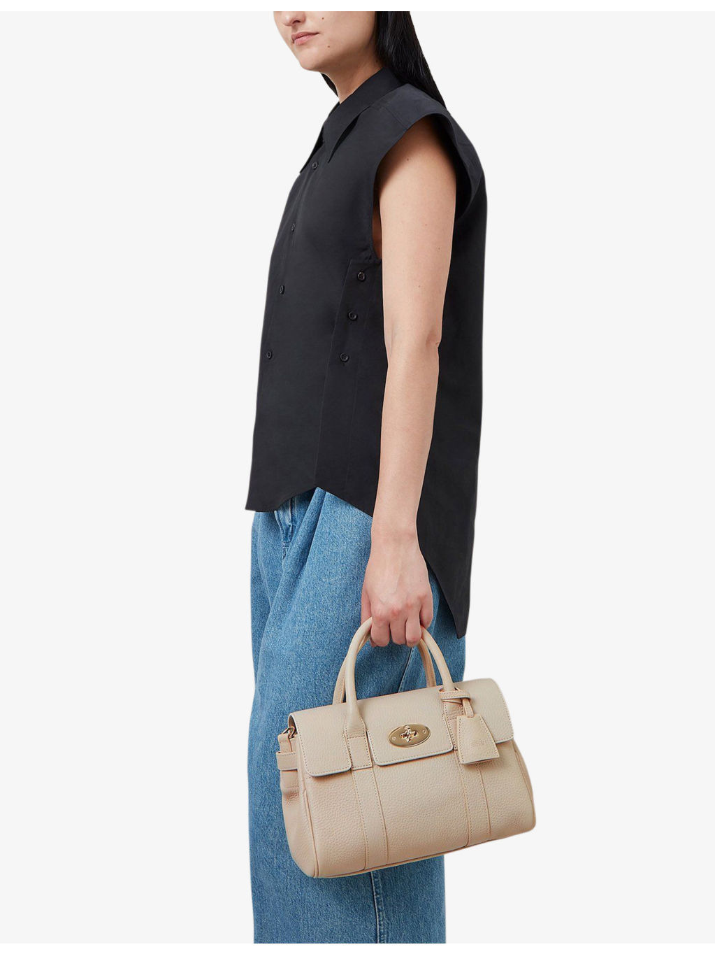 Bayswater small leather top-handle bag - 7
