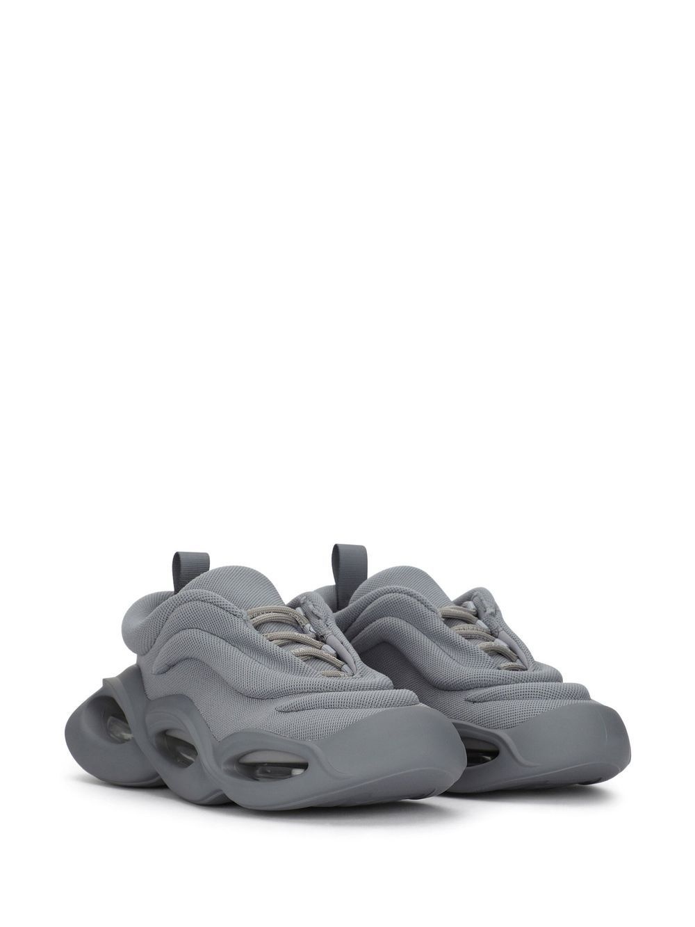 padded lace-up sneakers - 2