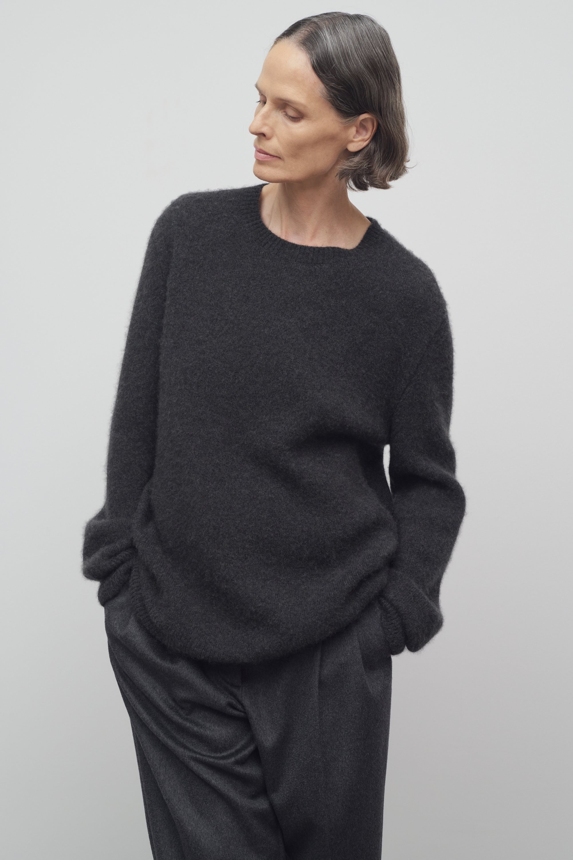 Idea Sweater in Cashmere and Silk - 3