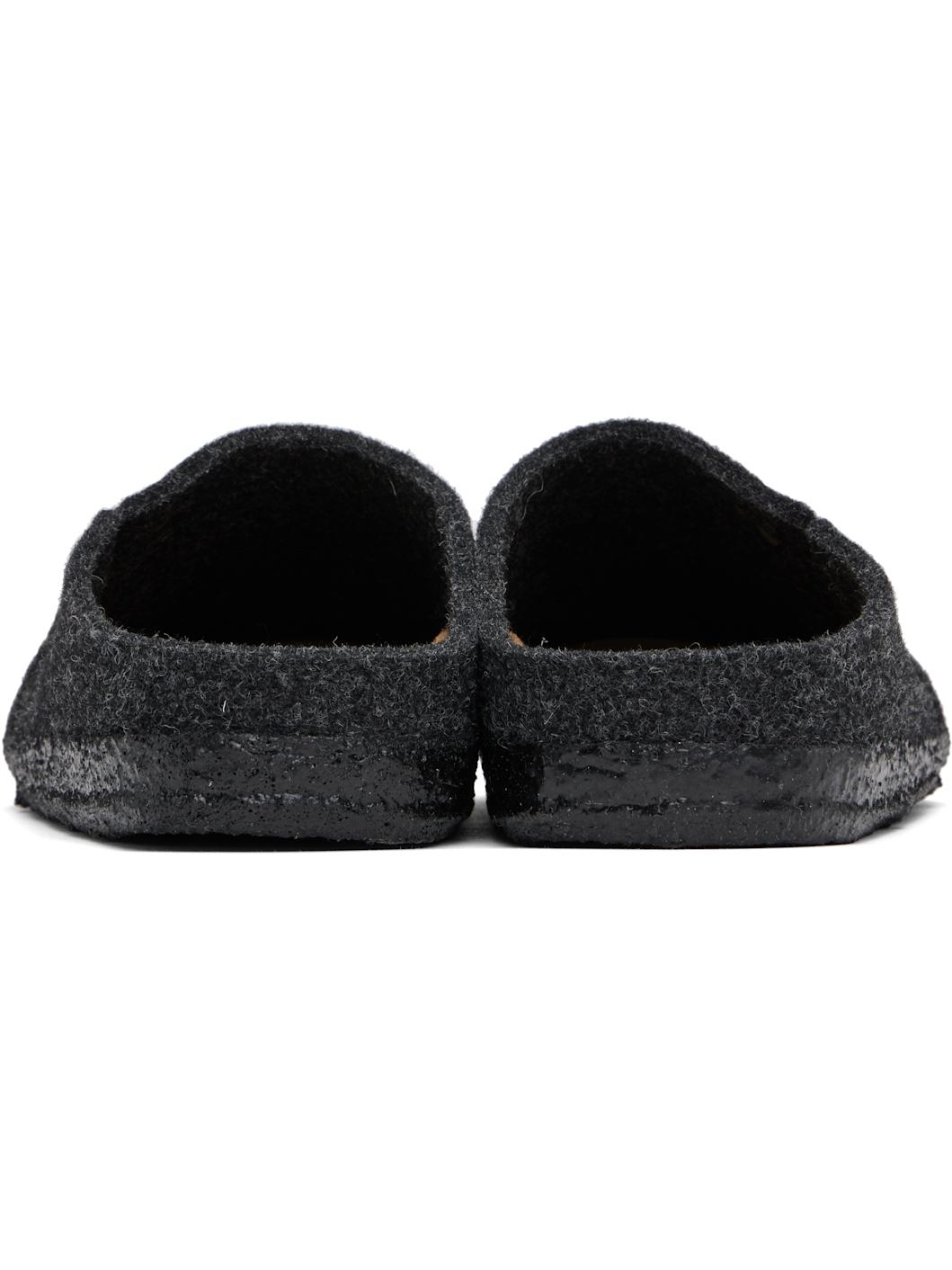 Gray Narrow Zermatt Slippers - 2