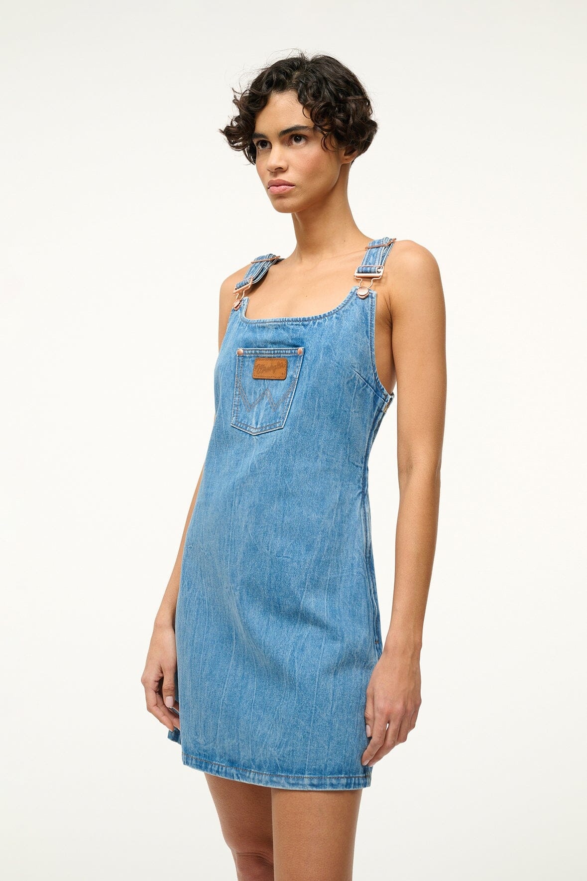STAUD WRANGLER THE MIDI SHIRT DRESS - 3