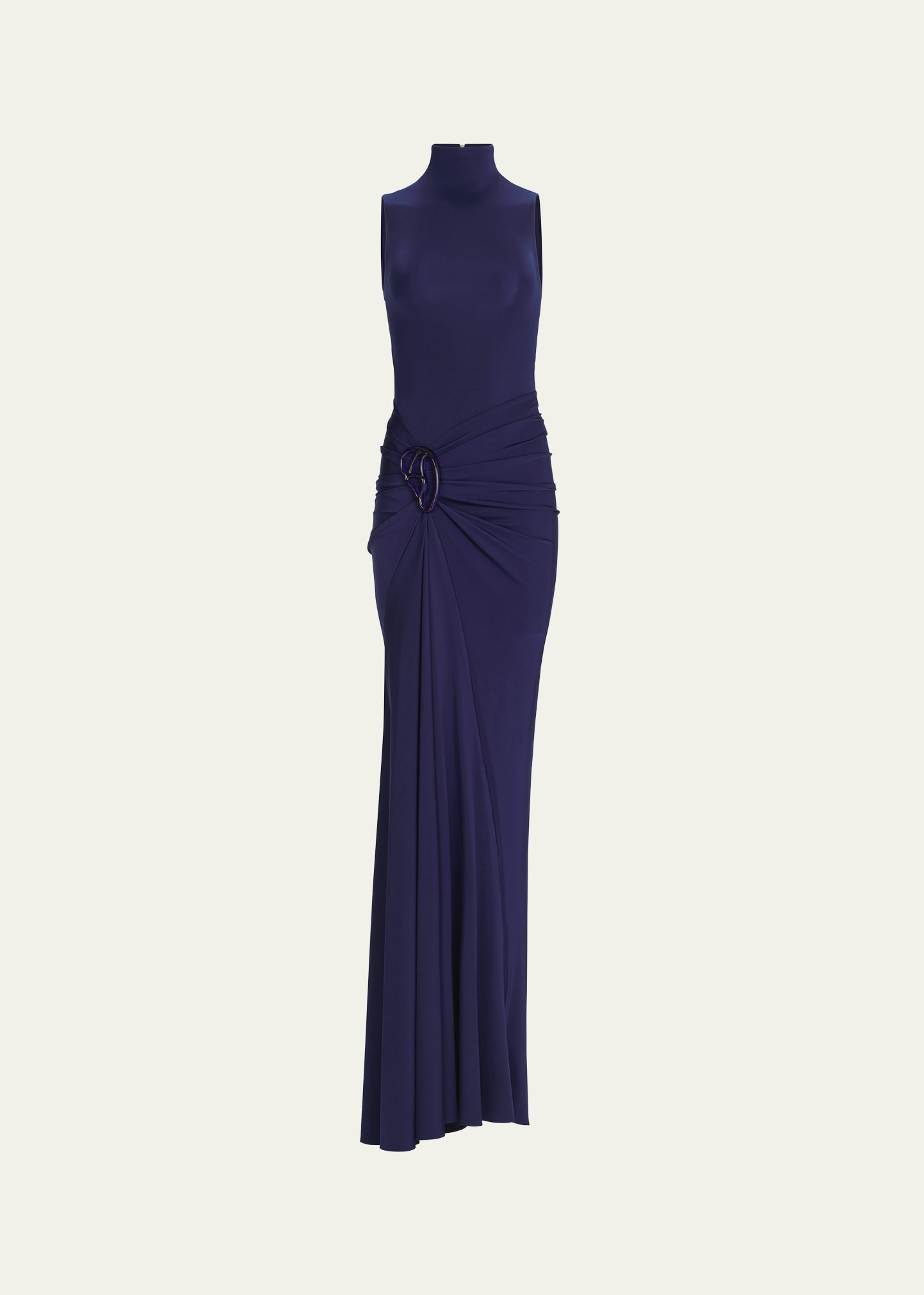 Bogna Gathered Jersey Maxi Dress - 1