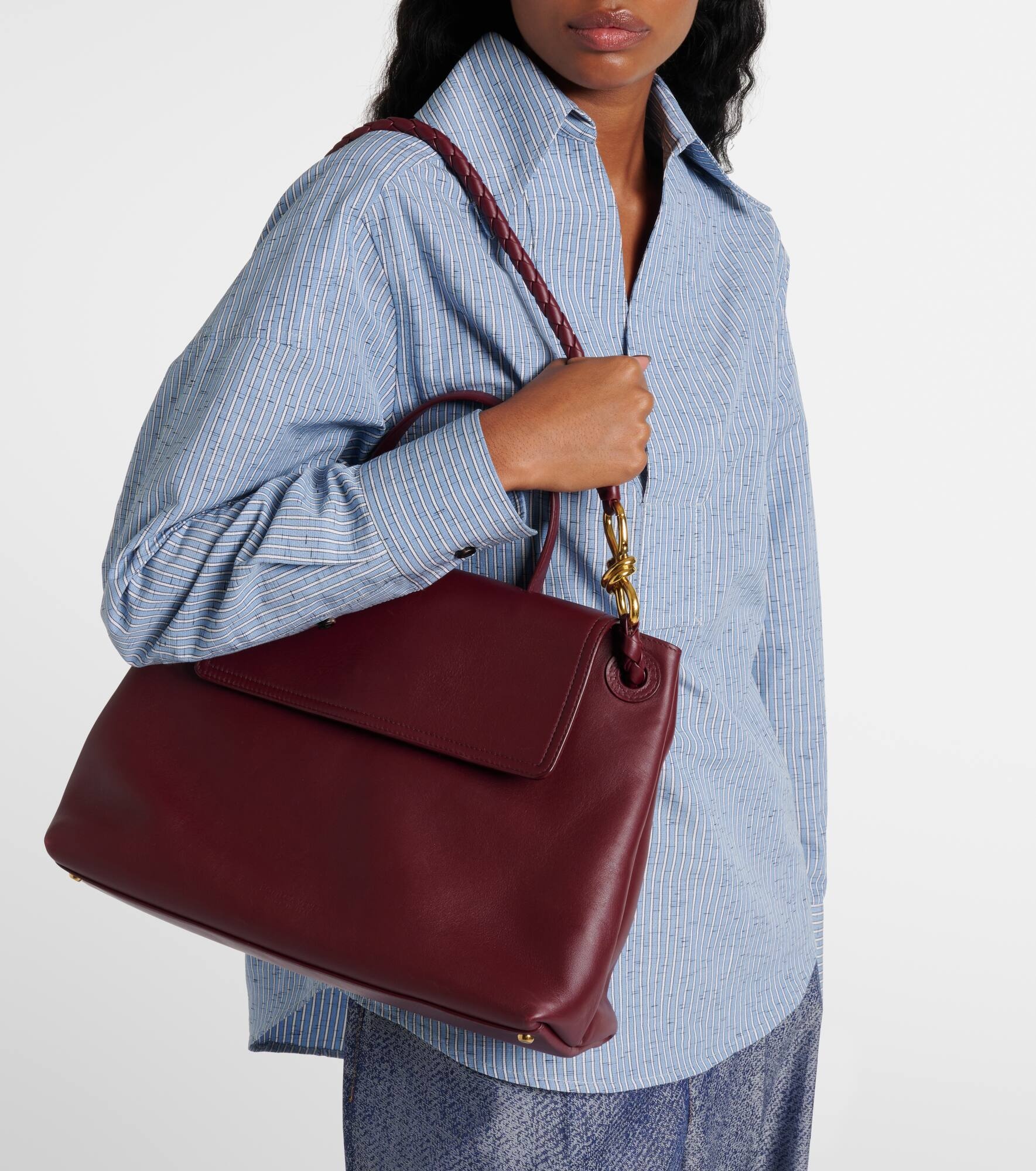Ciao Ciao Medium leather tote bag - 6