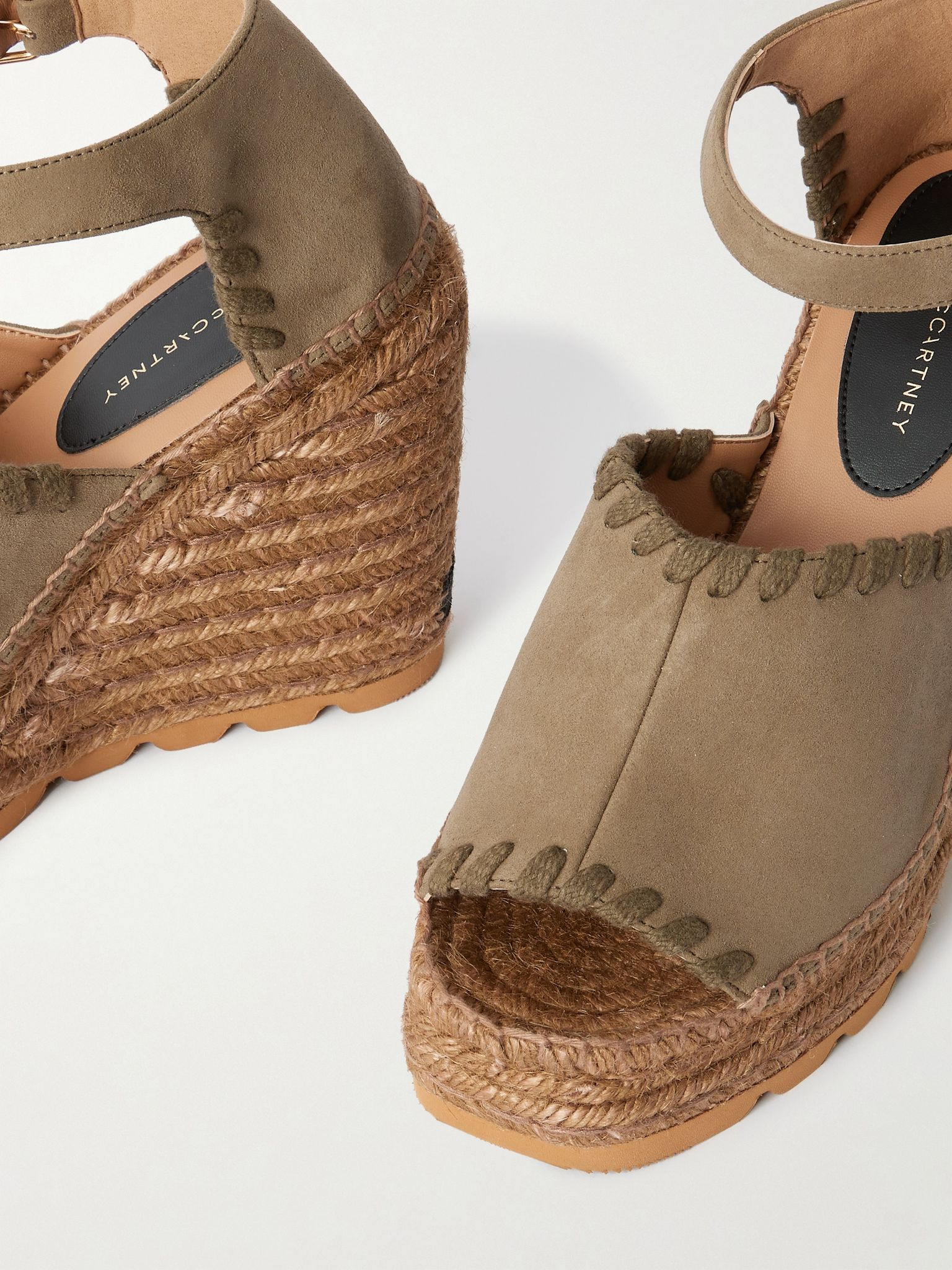 Gaia wedge espadrilles Army green - 4