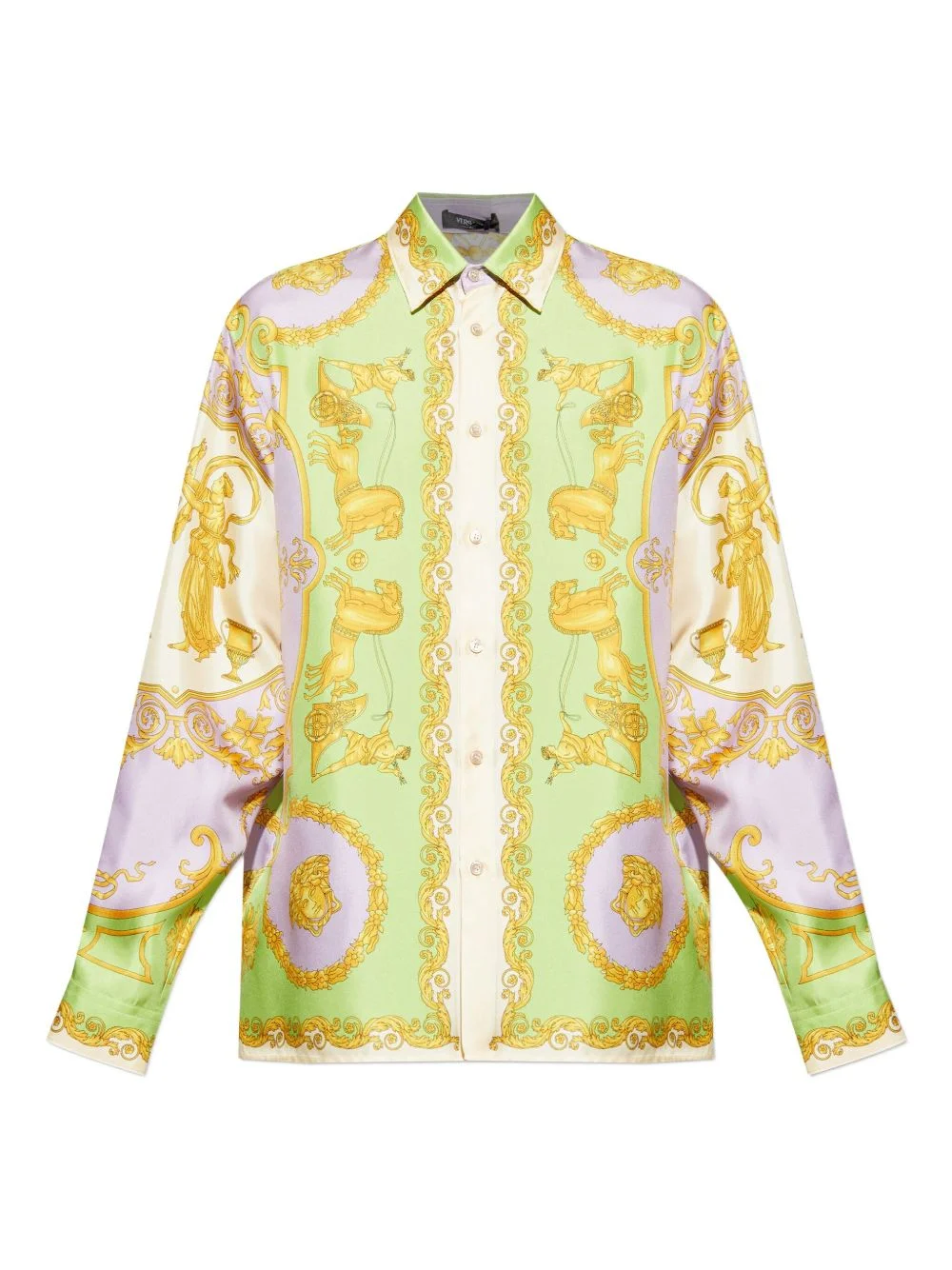Barocco-print shirt - 1