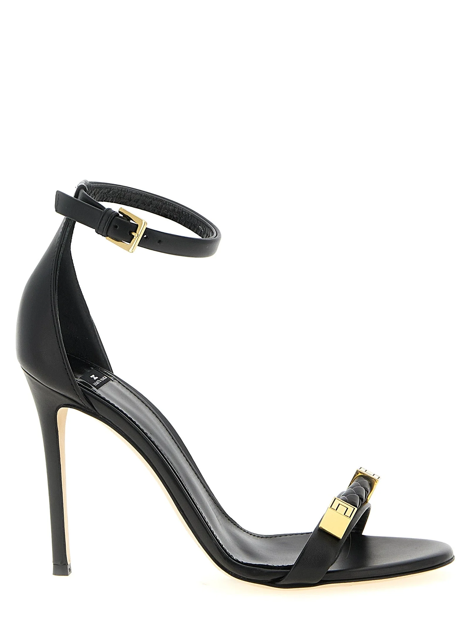Leather Sandals Black - 1