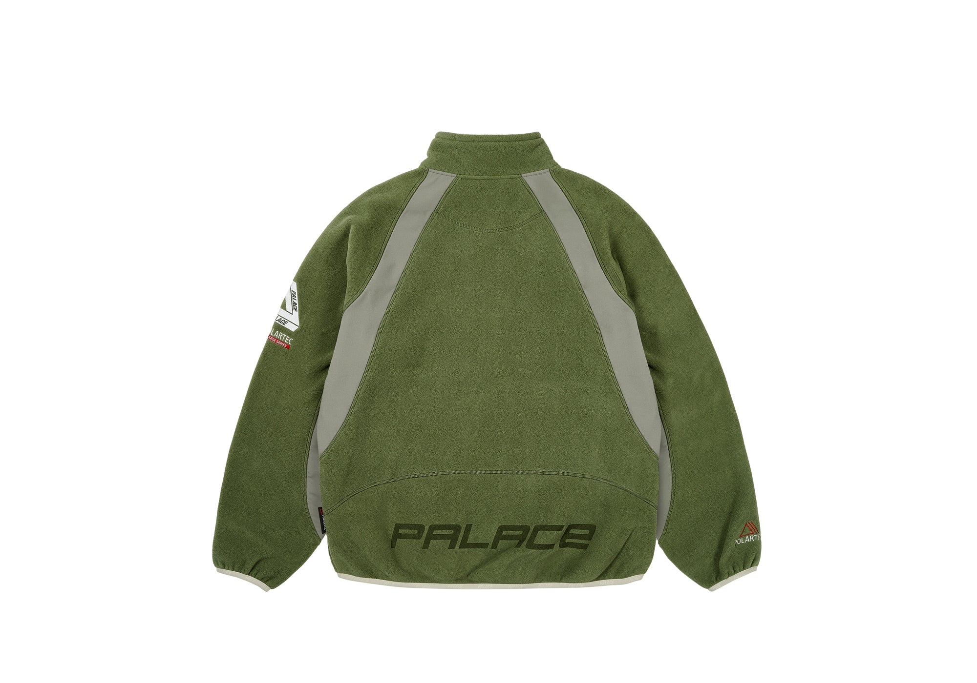PALACE POLARTEC DUO FLEECE JACKET OLIVE - lir6utlw2jkd