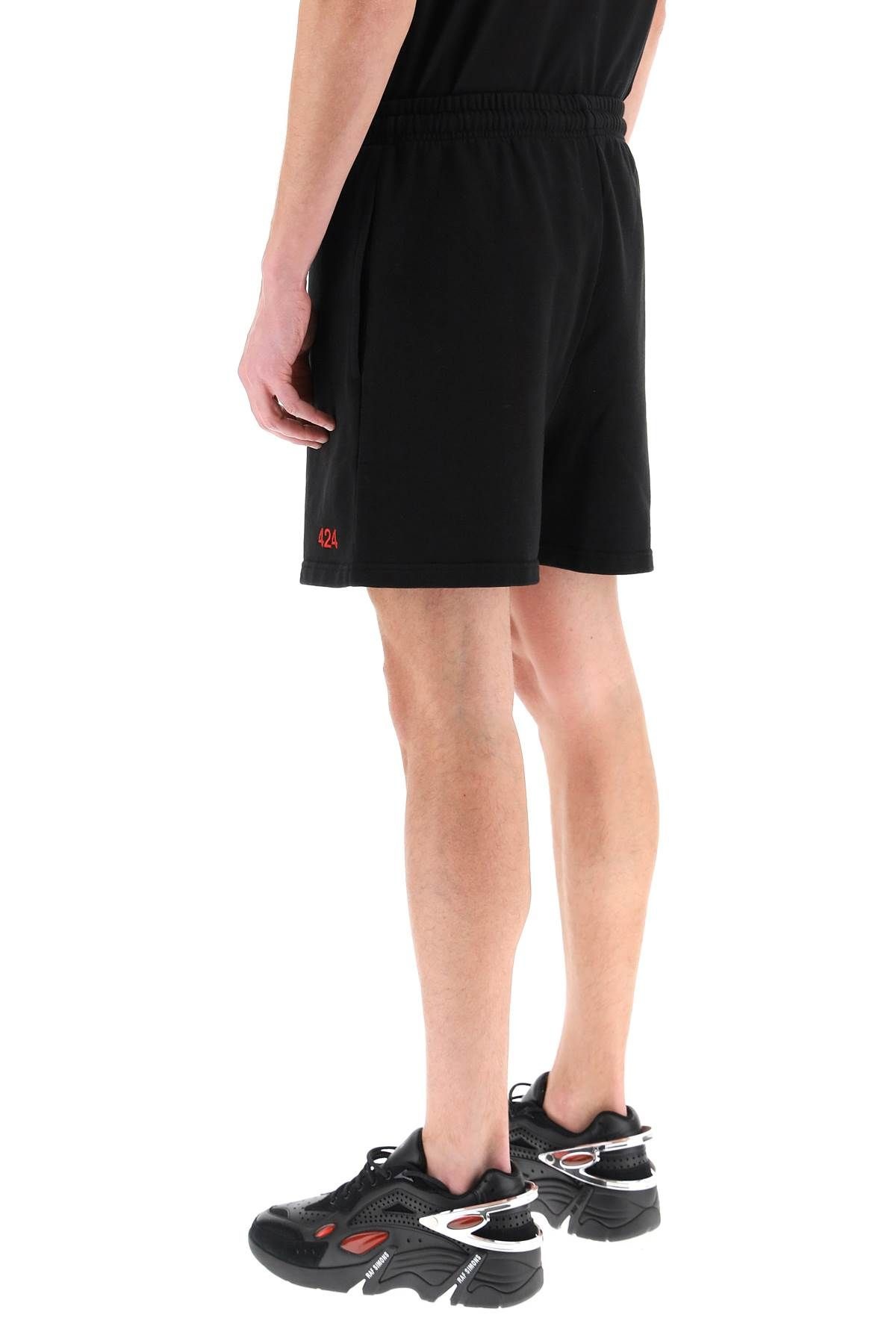 SWEATSHORTS WITH LOGO EMBROIDERY - 4