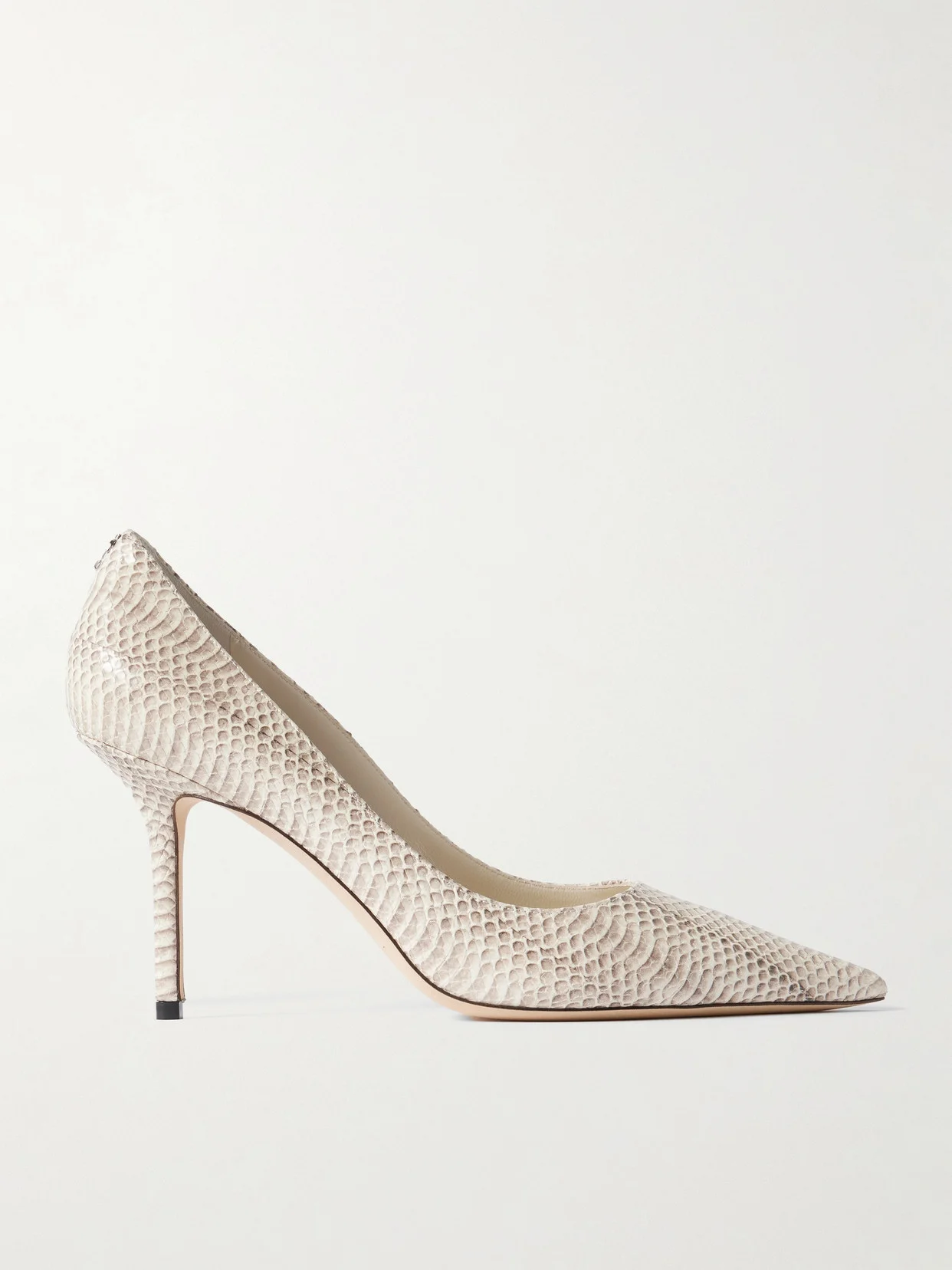 Love 85 Snake-effect Leather Pumps - 1
