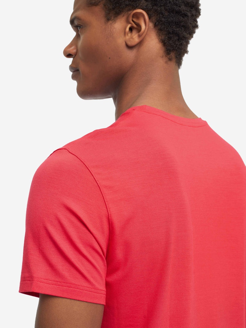 Men's T-Shirt Basel Micro Modal Stretch London Red - 7